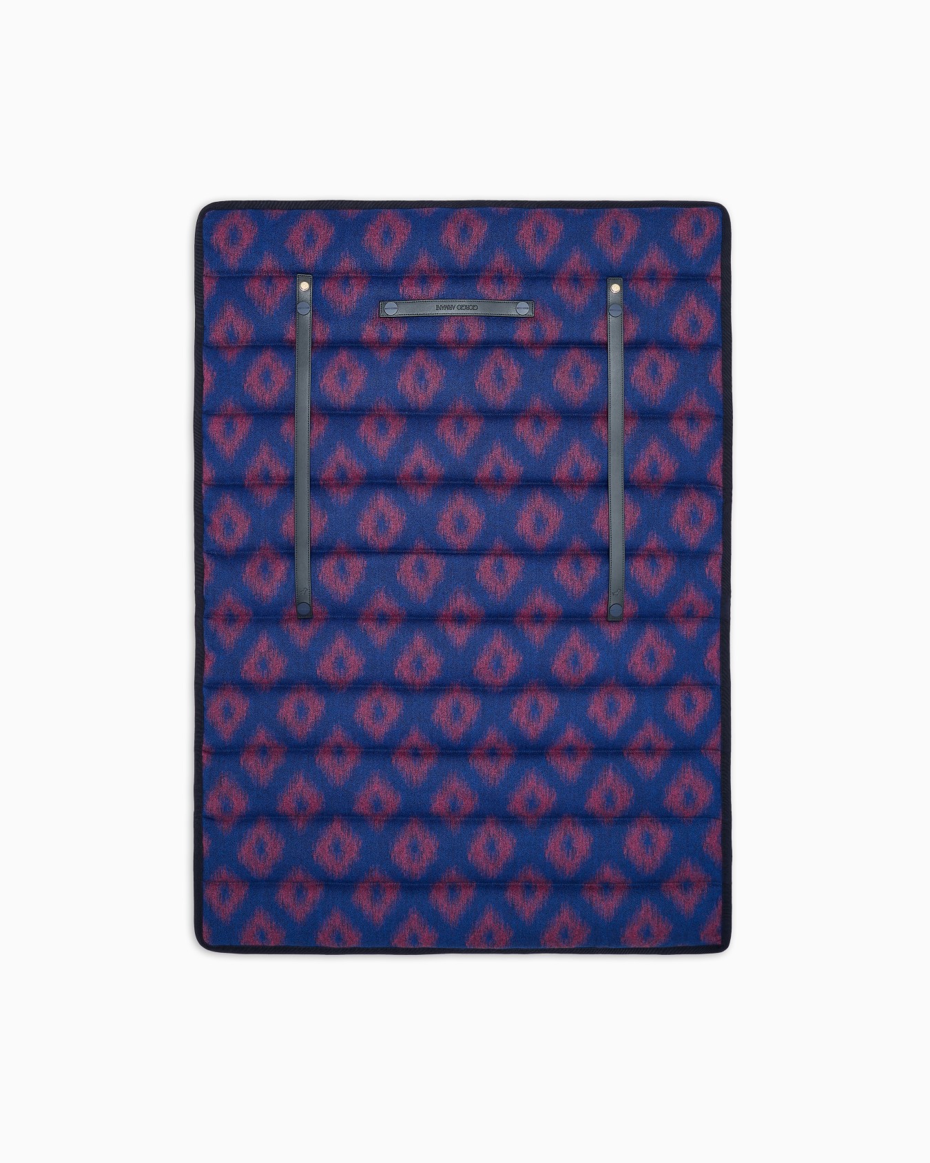 Tapis de voyage Poldo x Giorgio Armani en laine vierge à fines rayures Diapositive 0