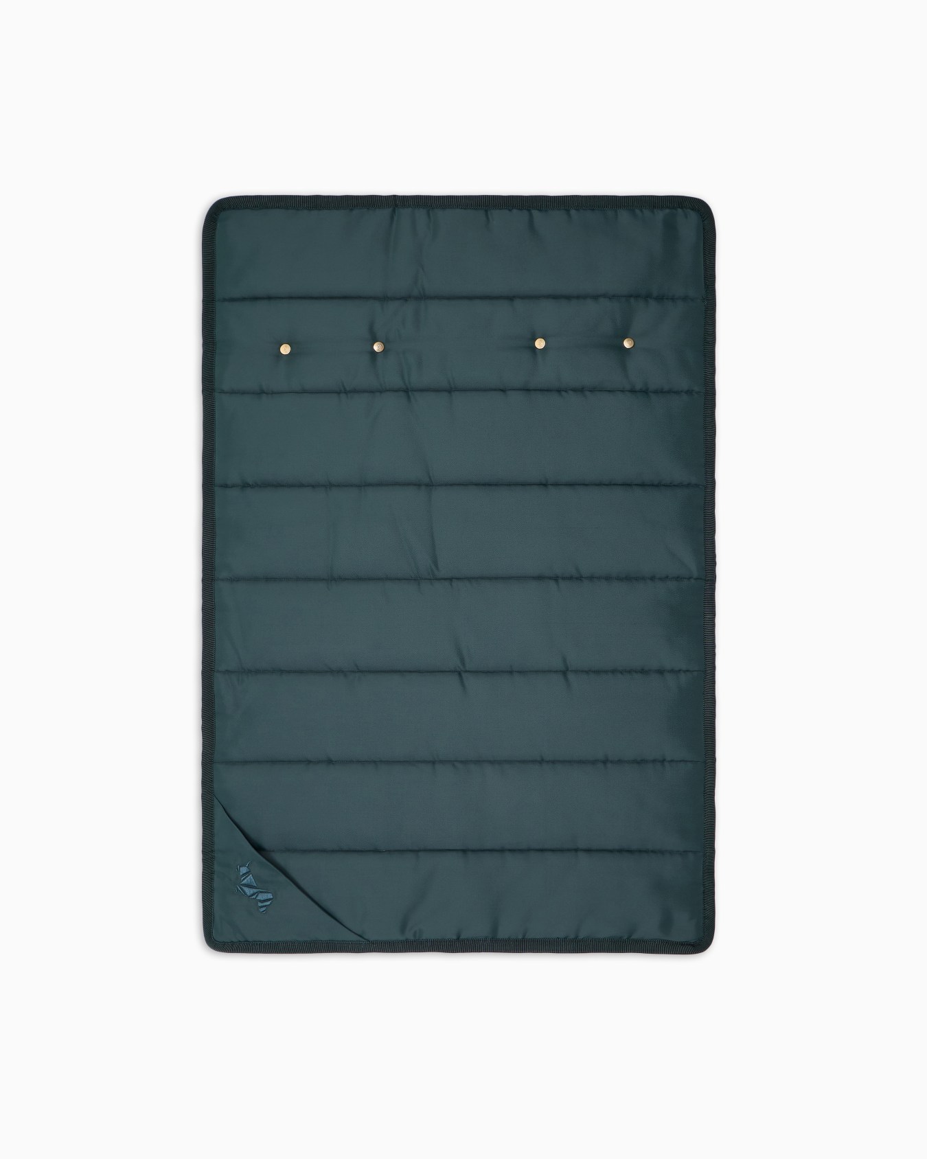 Poldo x Giorgio Armani Travel Mat in monogram jacquard velvet Slide 2