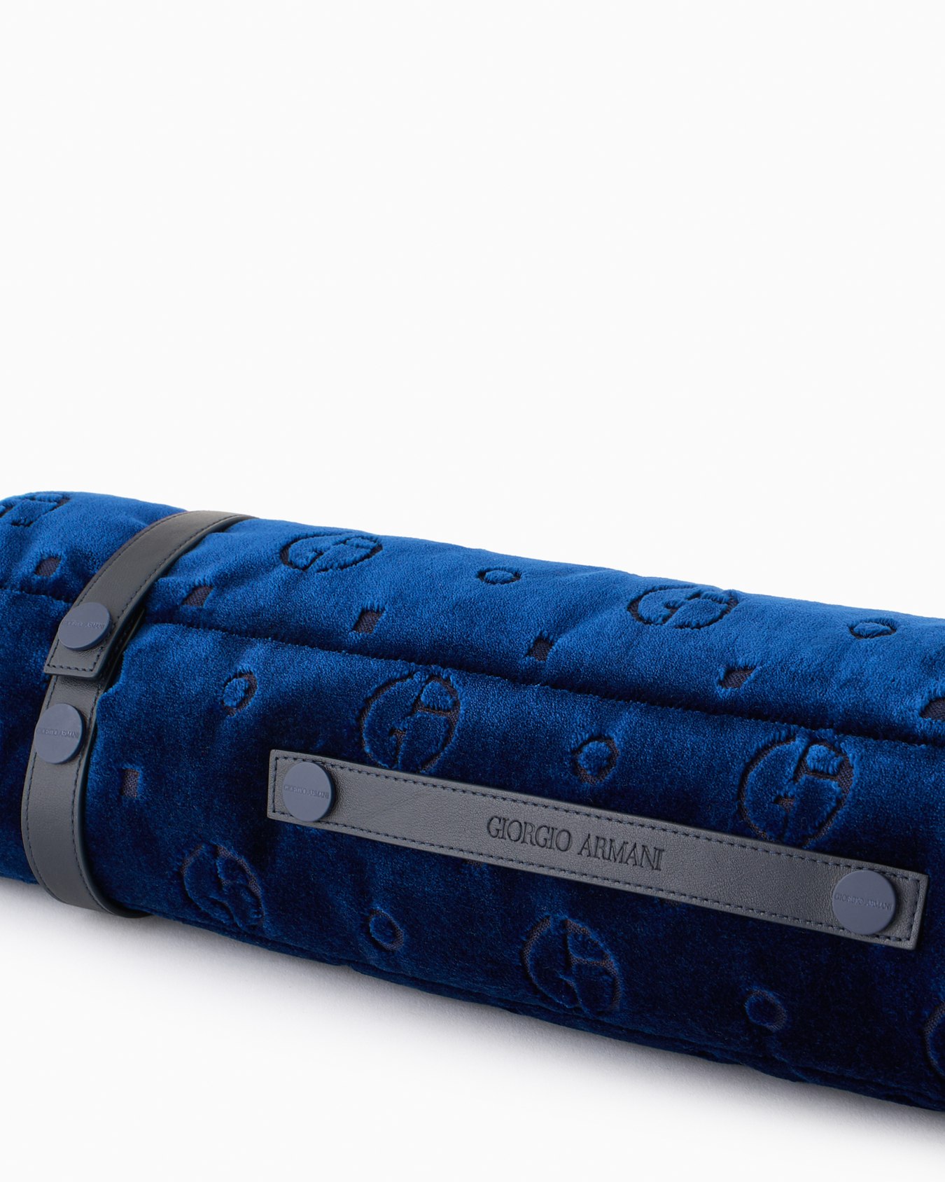 Tapis de voyage Poldo x Giorgio Armani en velours jacquard à monogramme Diapositive 4
