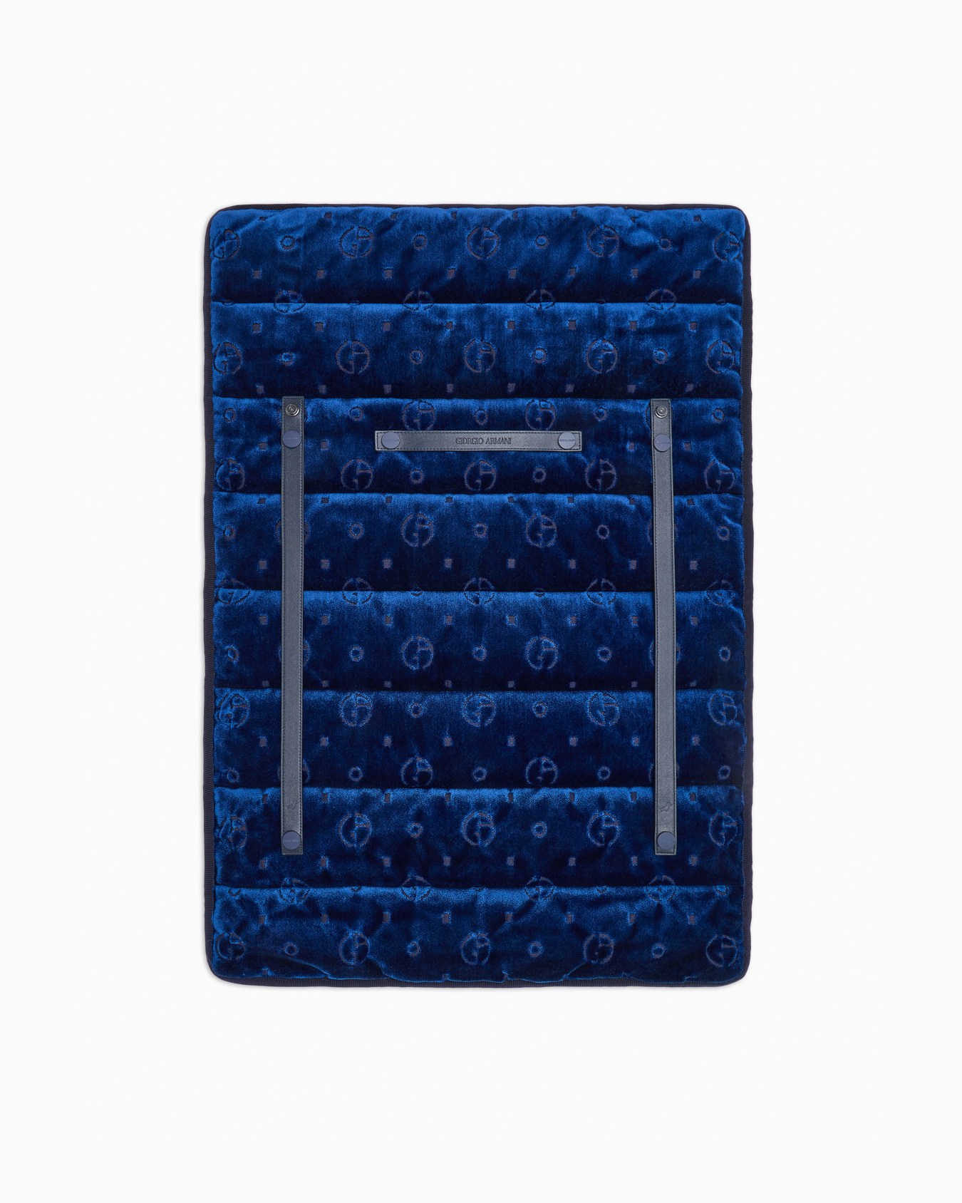 Tapis de voyage Poldo x Giorgio Armani en velours jacquard à monogramme Diapositive 0