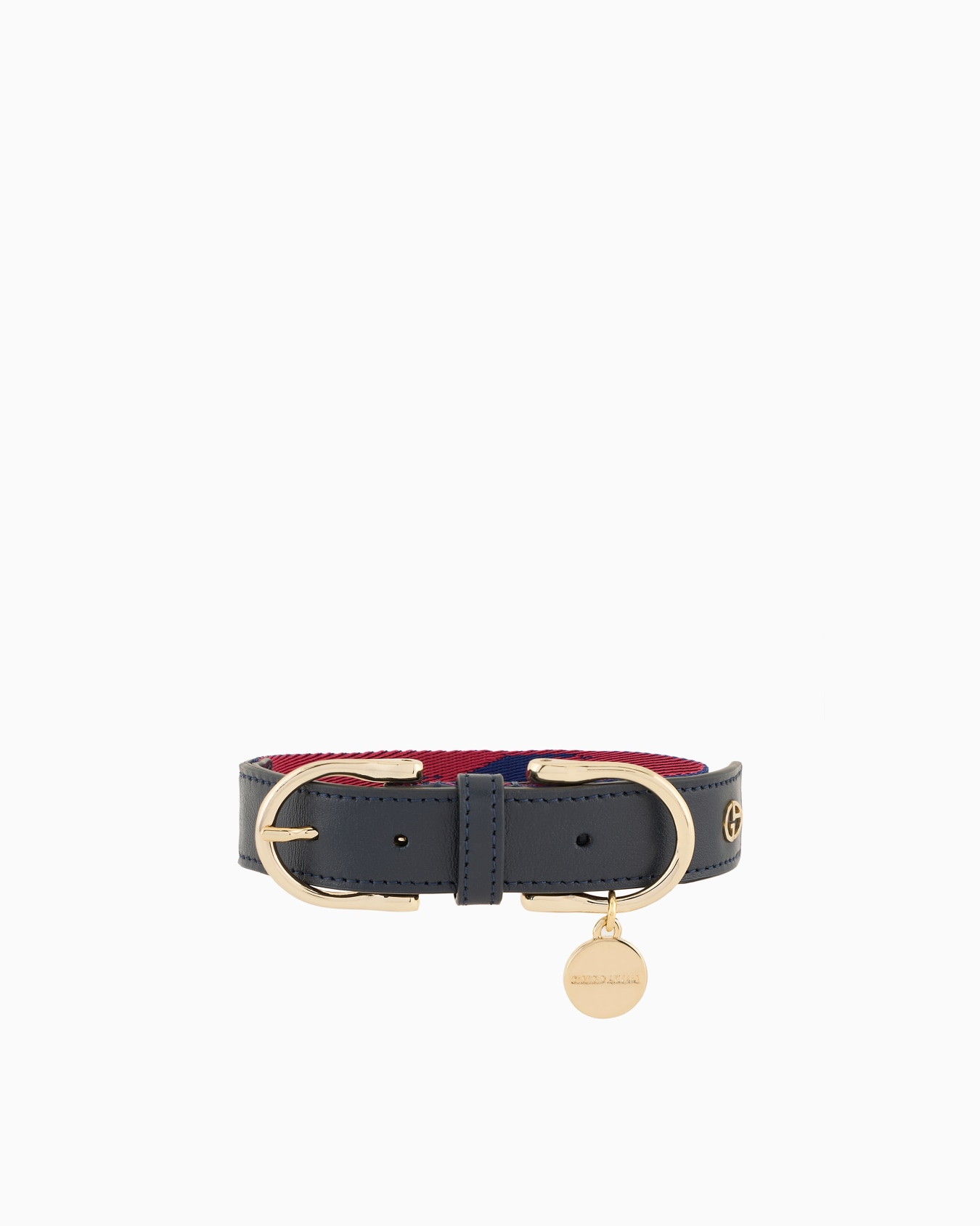 Poldo X Giorgio Armani leather collar Slide 0