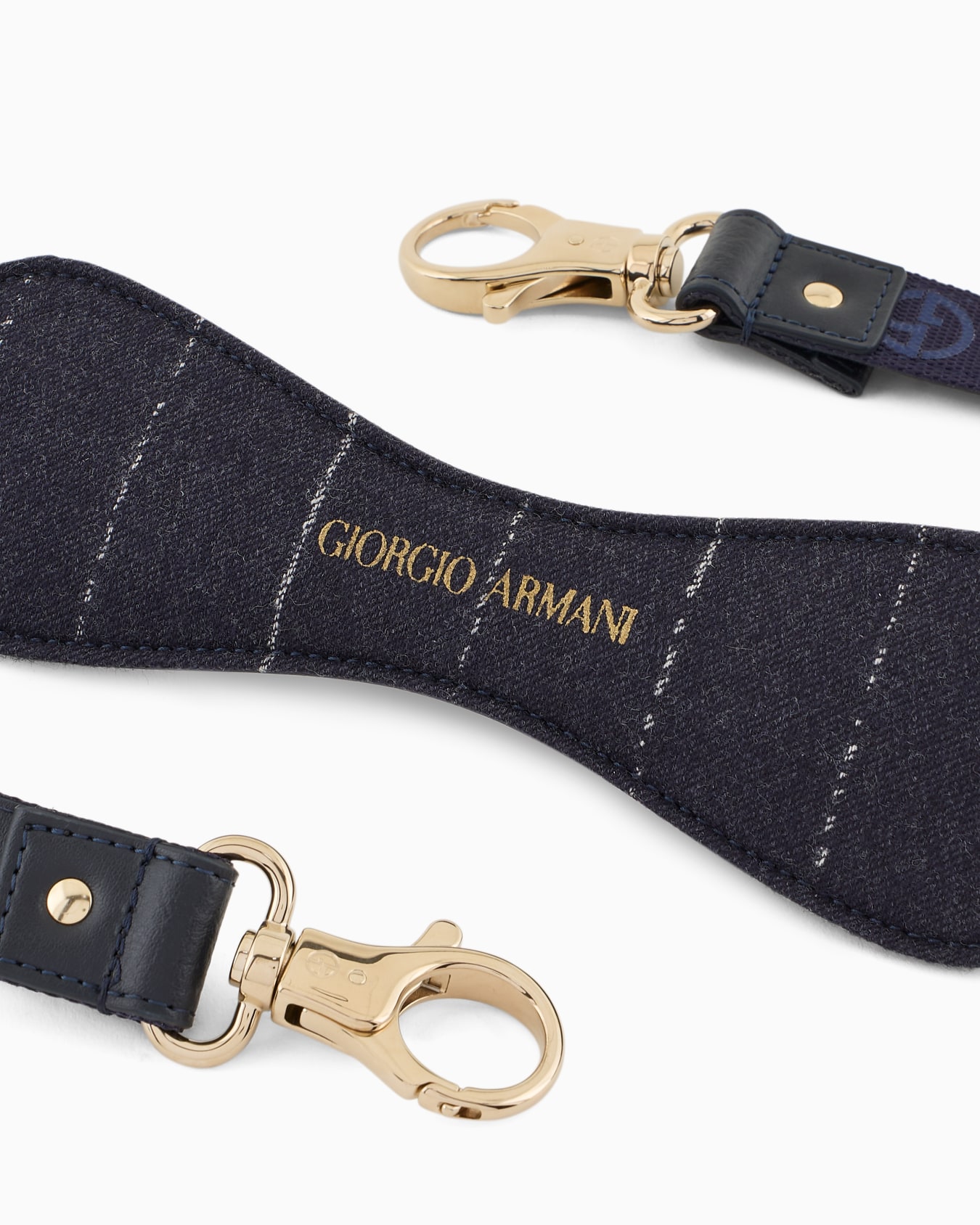 Laisse Poldo x Giorgio Armani en laine vierge et cuir Diapositive 1