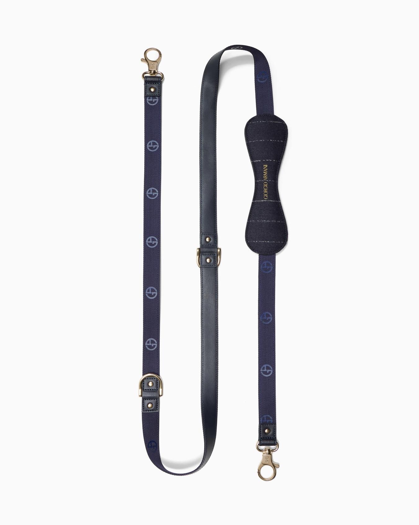 Laisse Poldo x Giorgio Armani en laine vierge et cuir Diapositive 0