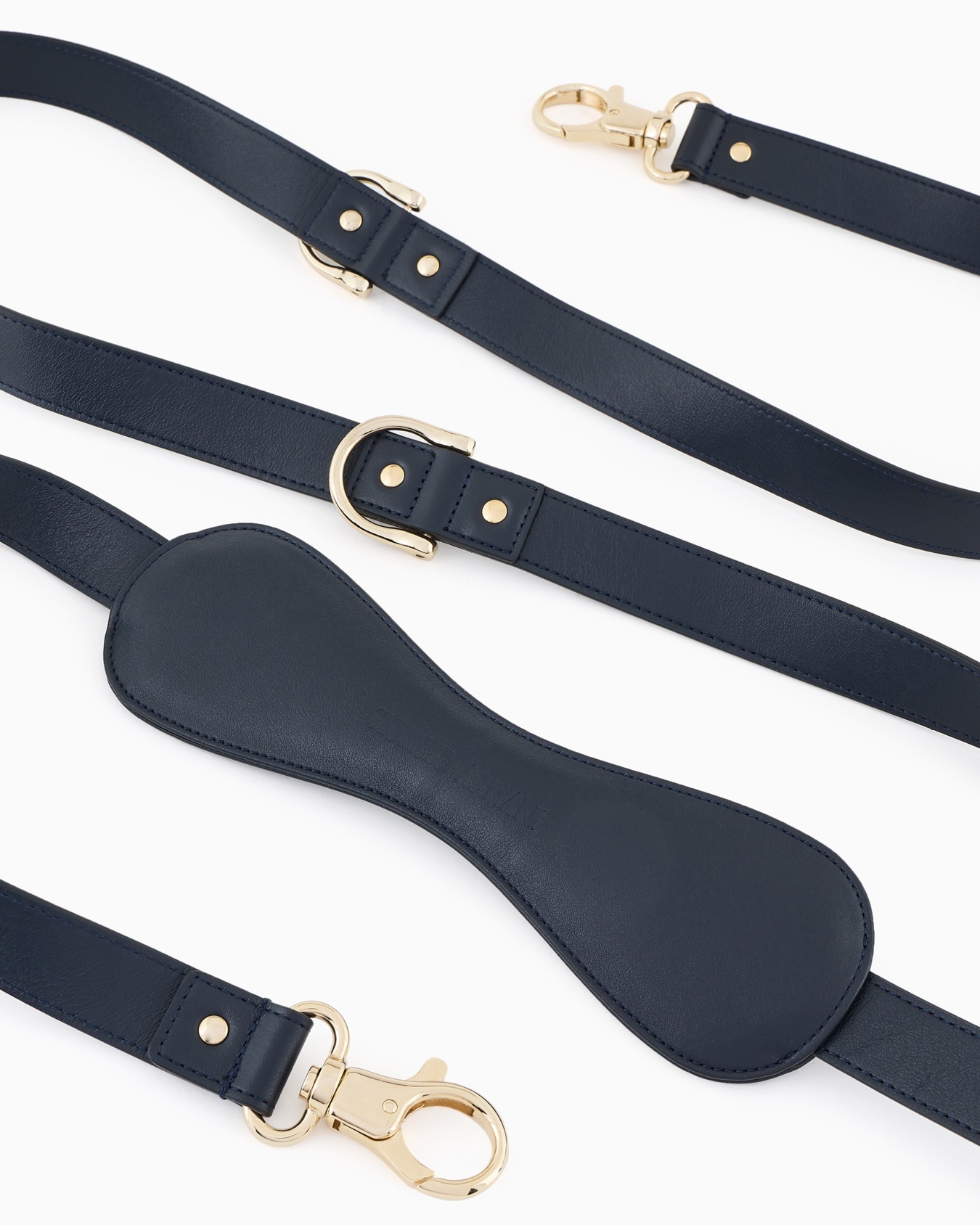 Poldo x Giorgio Armani Leash in leather Slide 2