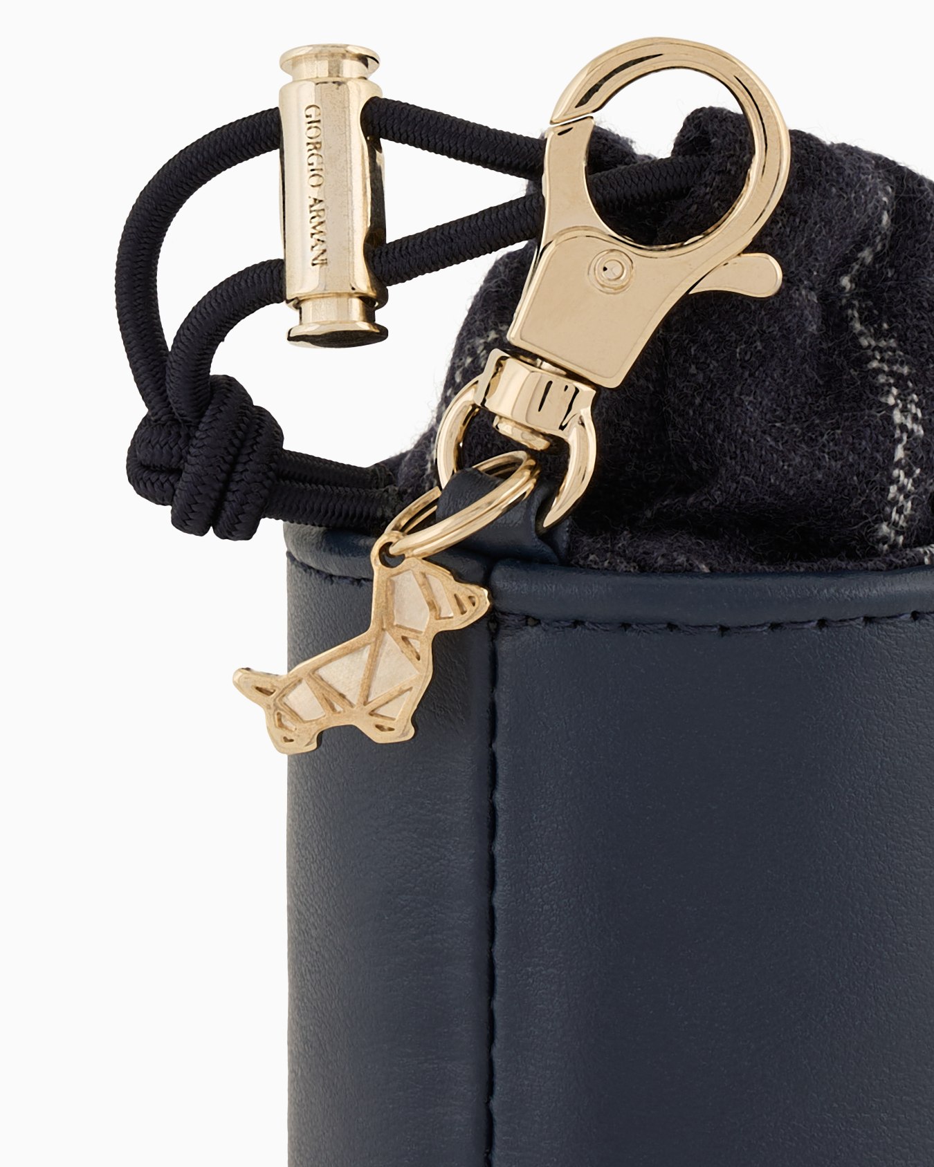 Poldo x Giorgio Armani leather bag holder Slide 2