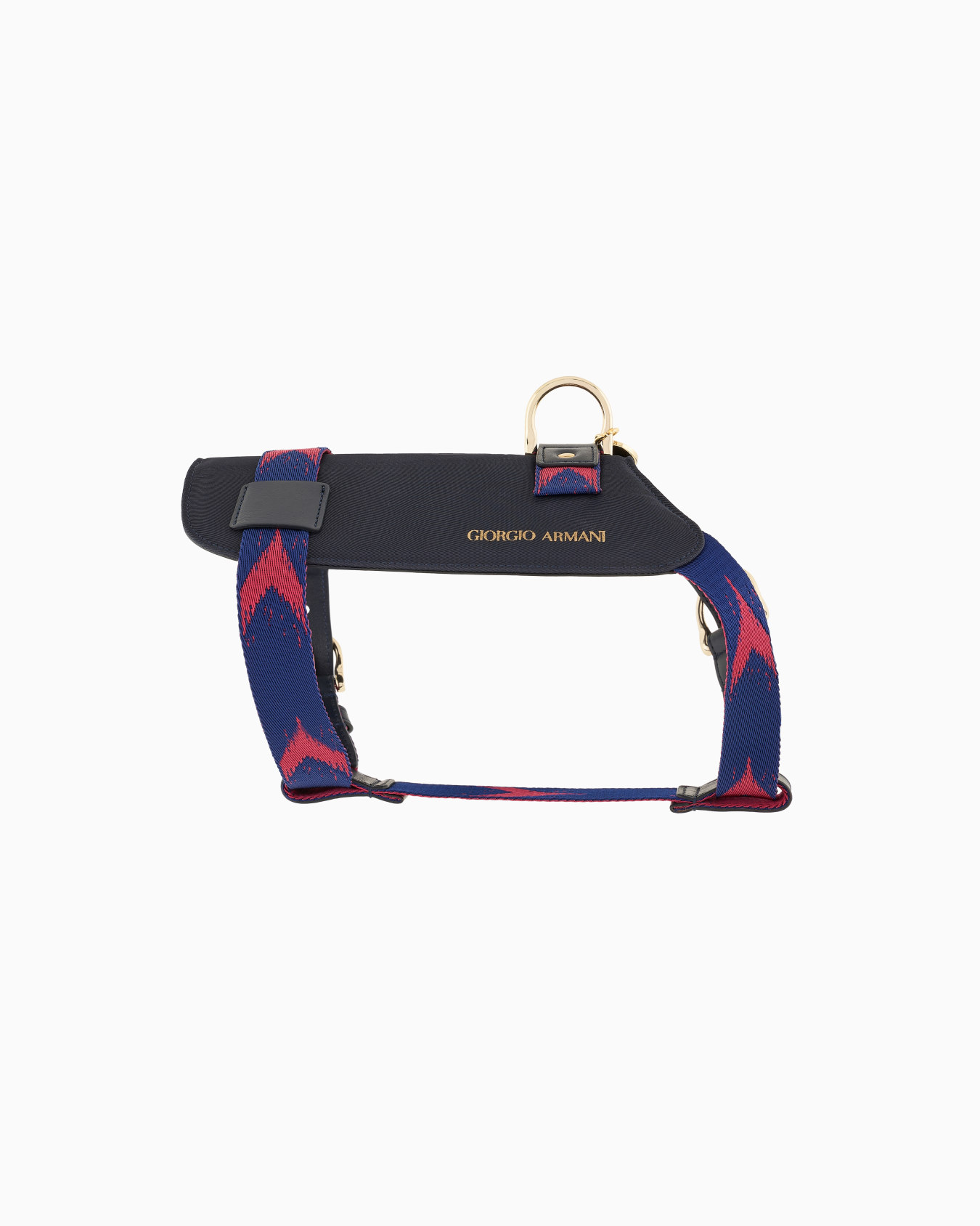 Poldo x Giorgio Armani harness in Ikat jacquard and leather Slide 3