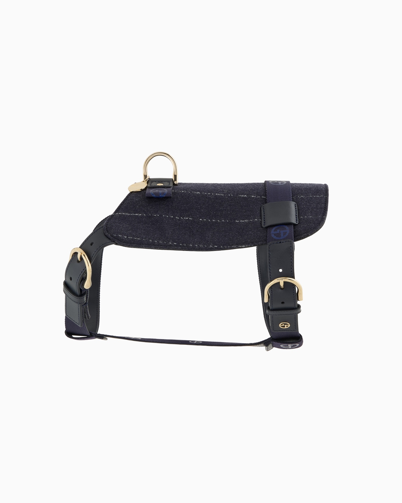 Poldo x Giorgio Armani Harness in virgin wool and leather Slide 2