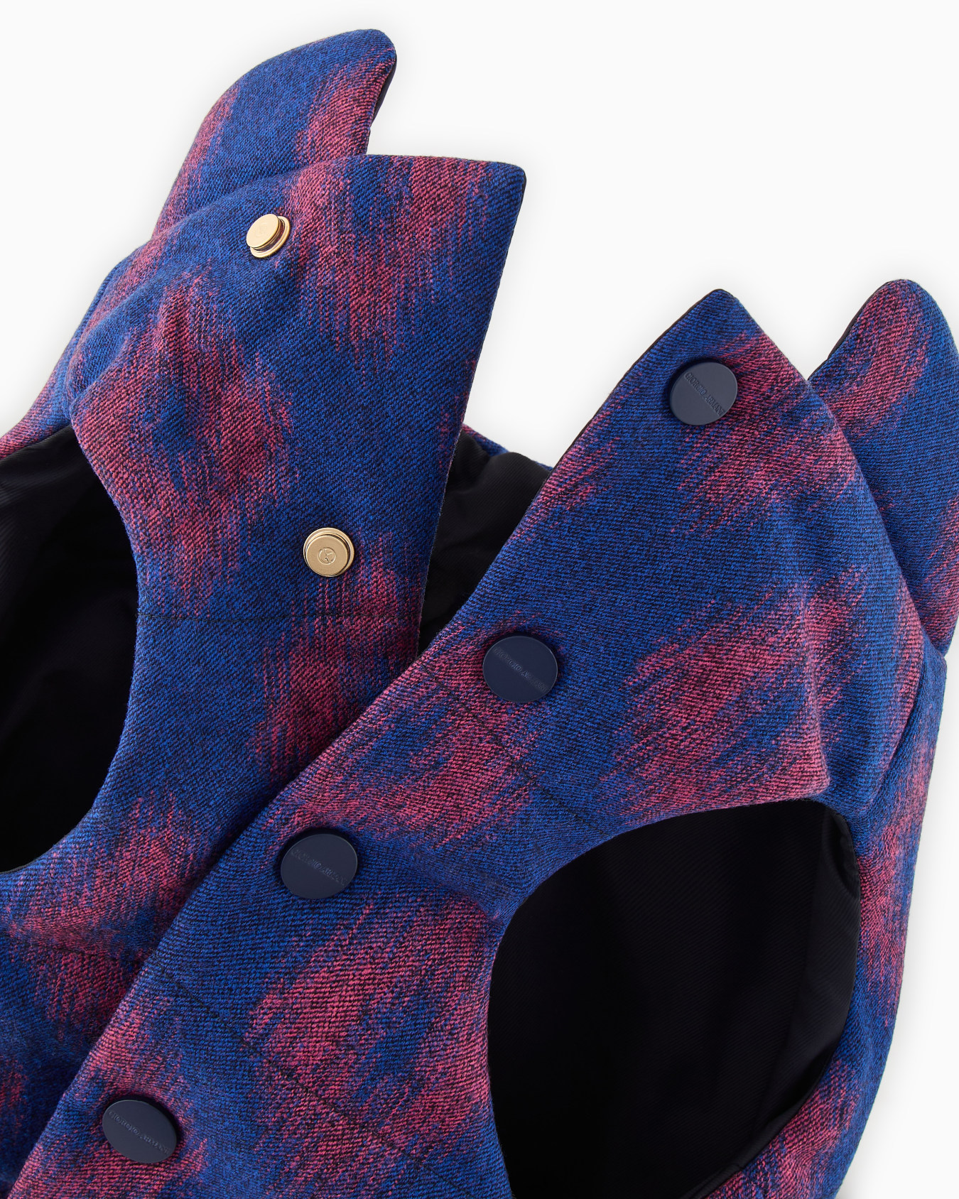 Poldo x Giorgio Armani Ikat jacquard flannel coat Slide 1