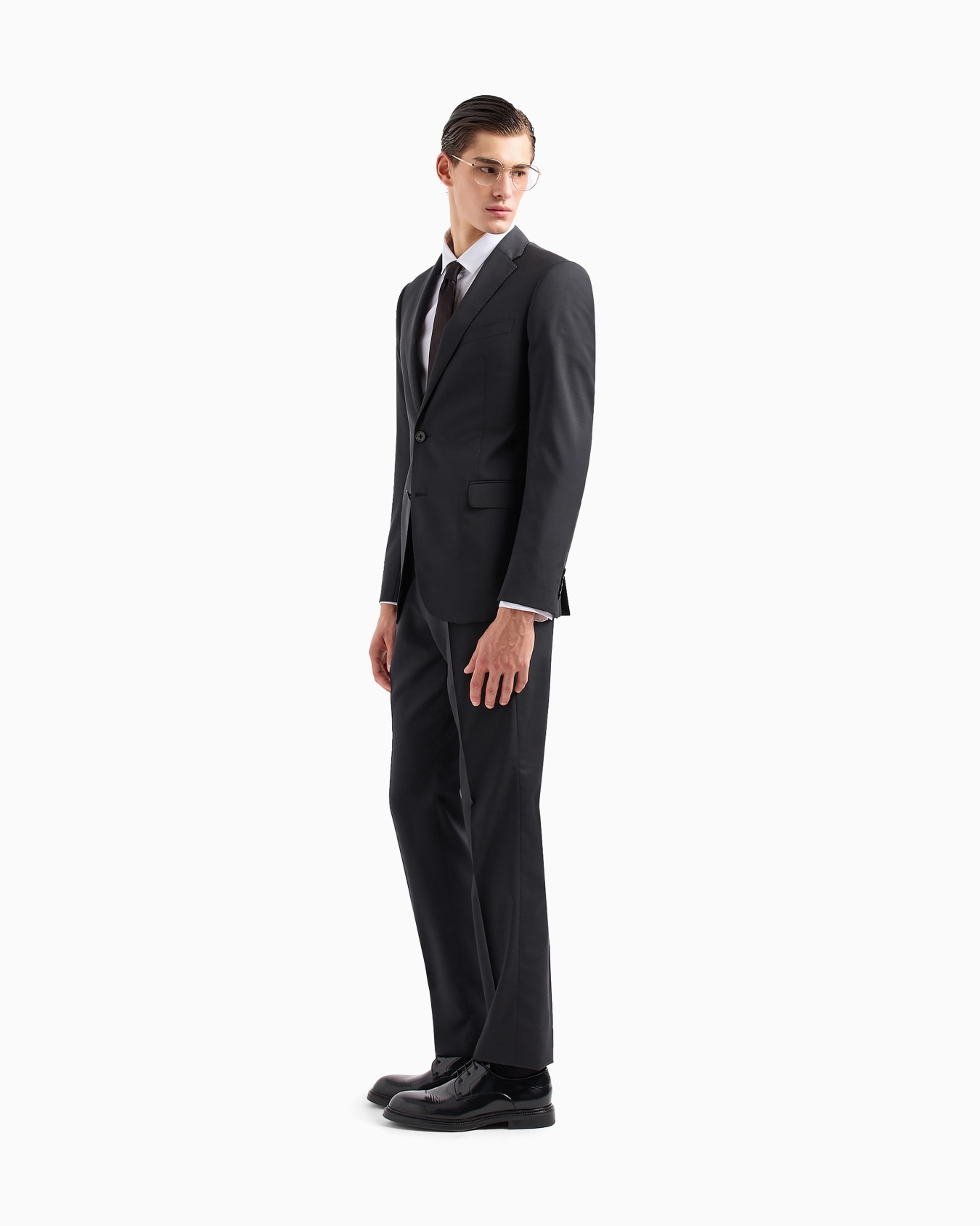 Lightweight comfortable satin slim-fit shirt Slide 1