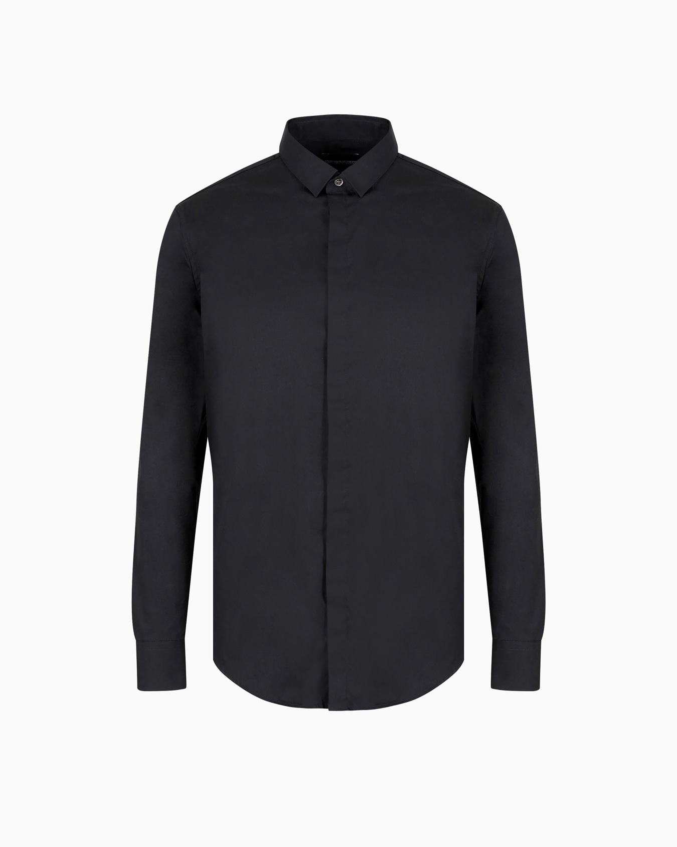 Lightweight comfortable satin slim-fit shirt Slide 0
