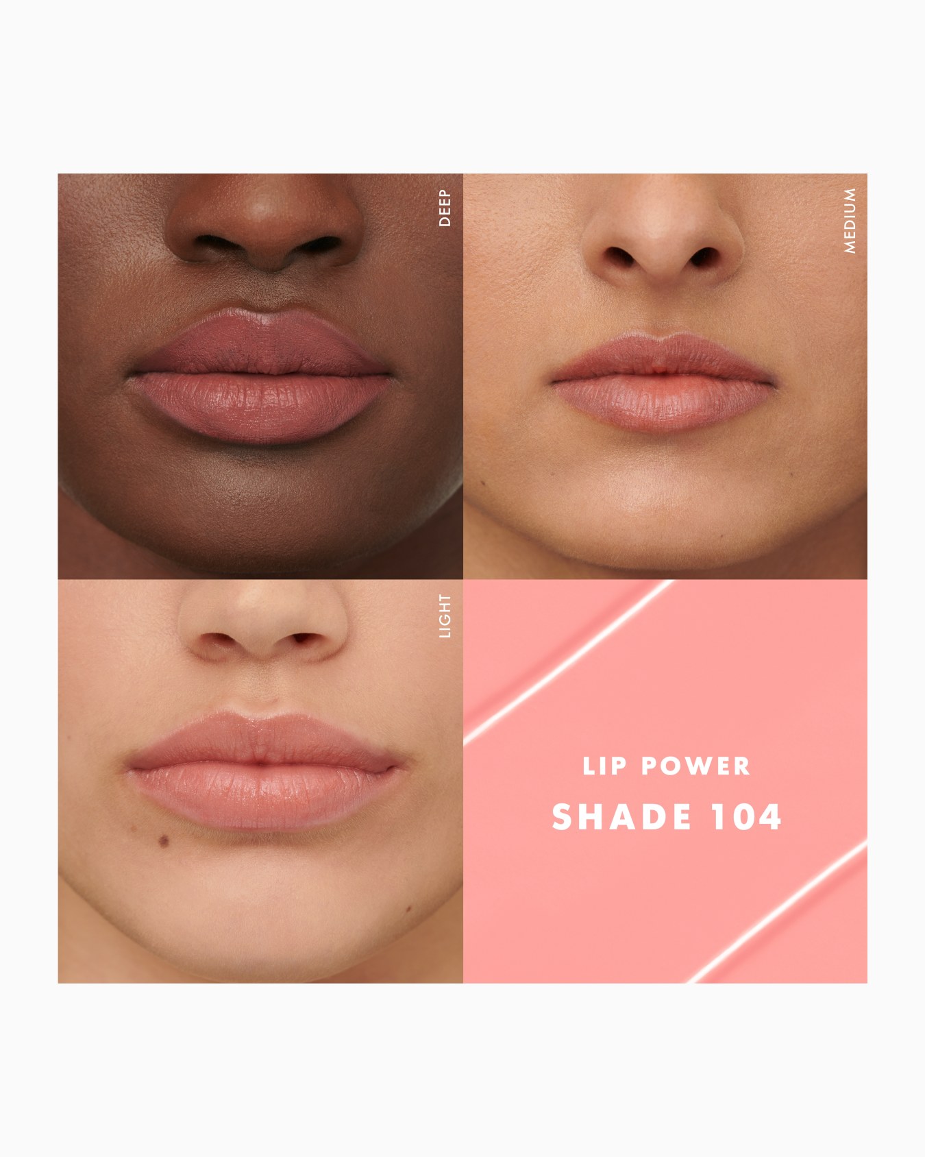 104 - Selfless, Lip Power Satin Long-Lasting Lipstick Slide 2