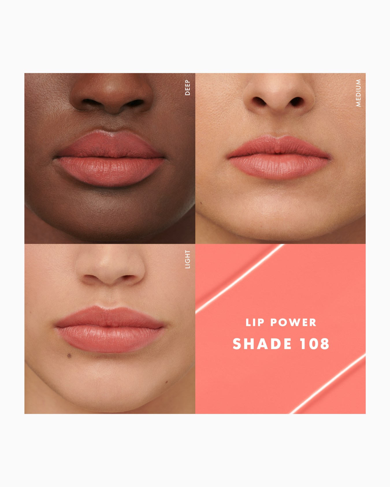 Lip Power Satin Long-Lasting Lipstick, 108 - In Love Diapositiva 2