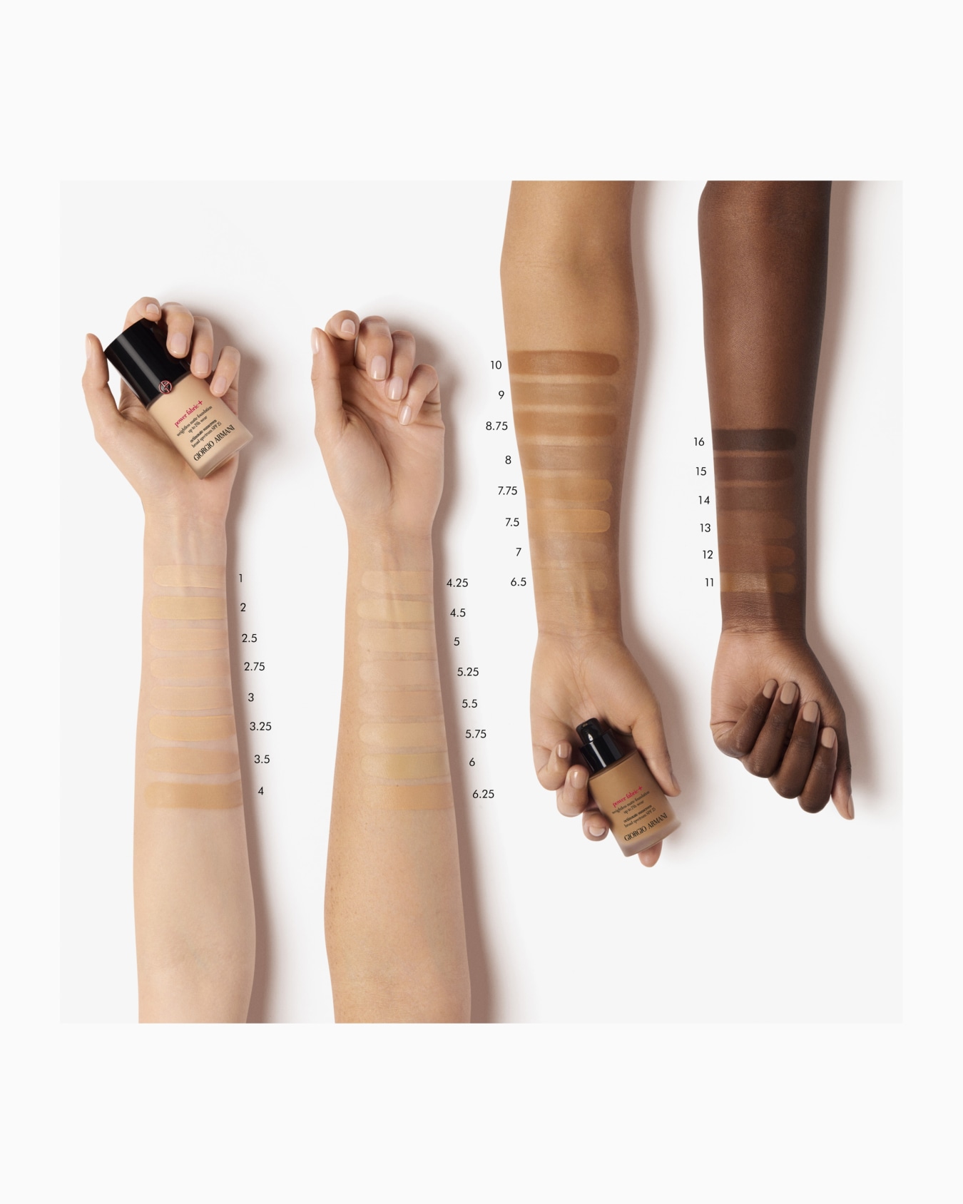2 - Fair, Olive Undertone, Power Fabric + Liquid Foundation with SPF 25 Slide 2
