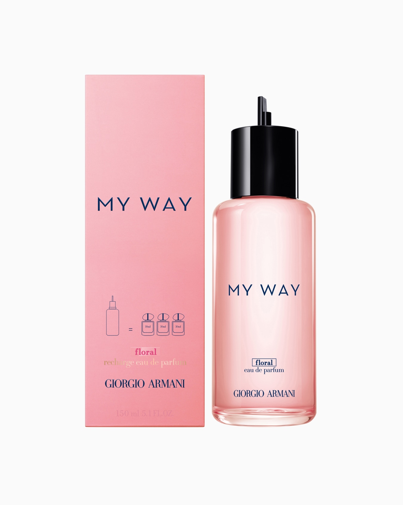 Frasco de recambio Eau de Parfum MY WAY FLORAL 150 ml Diapositiva 1