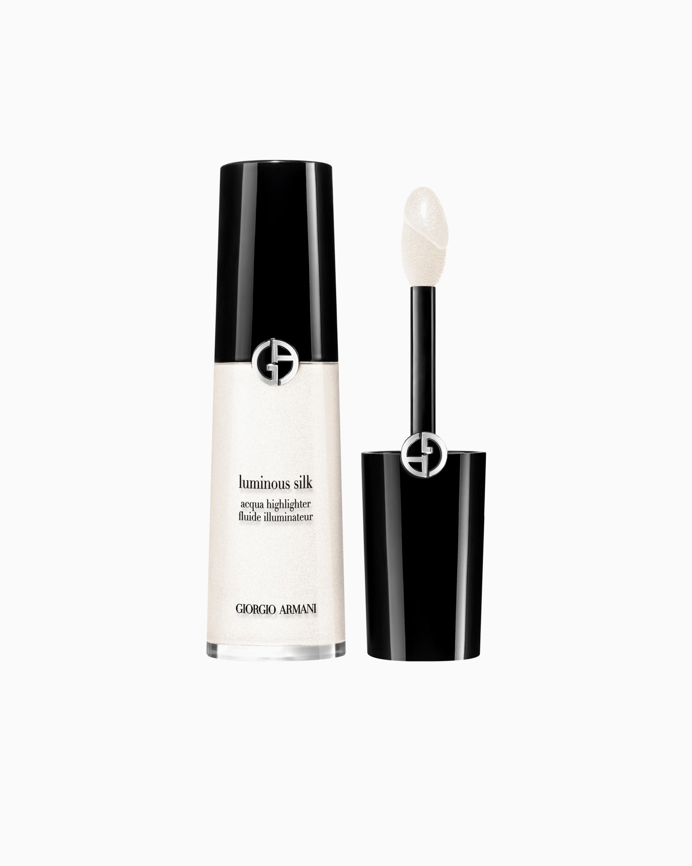1 - Halo Transparent Pearl, Luminous Silk Acqua Highlighter Slide 0