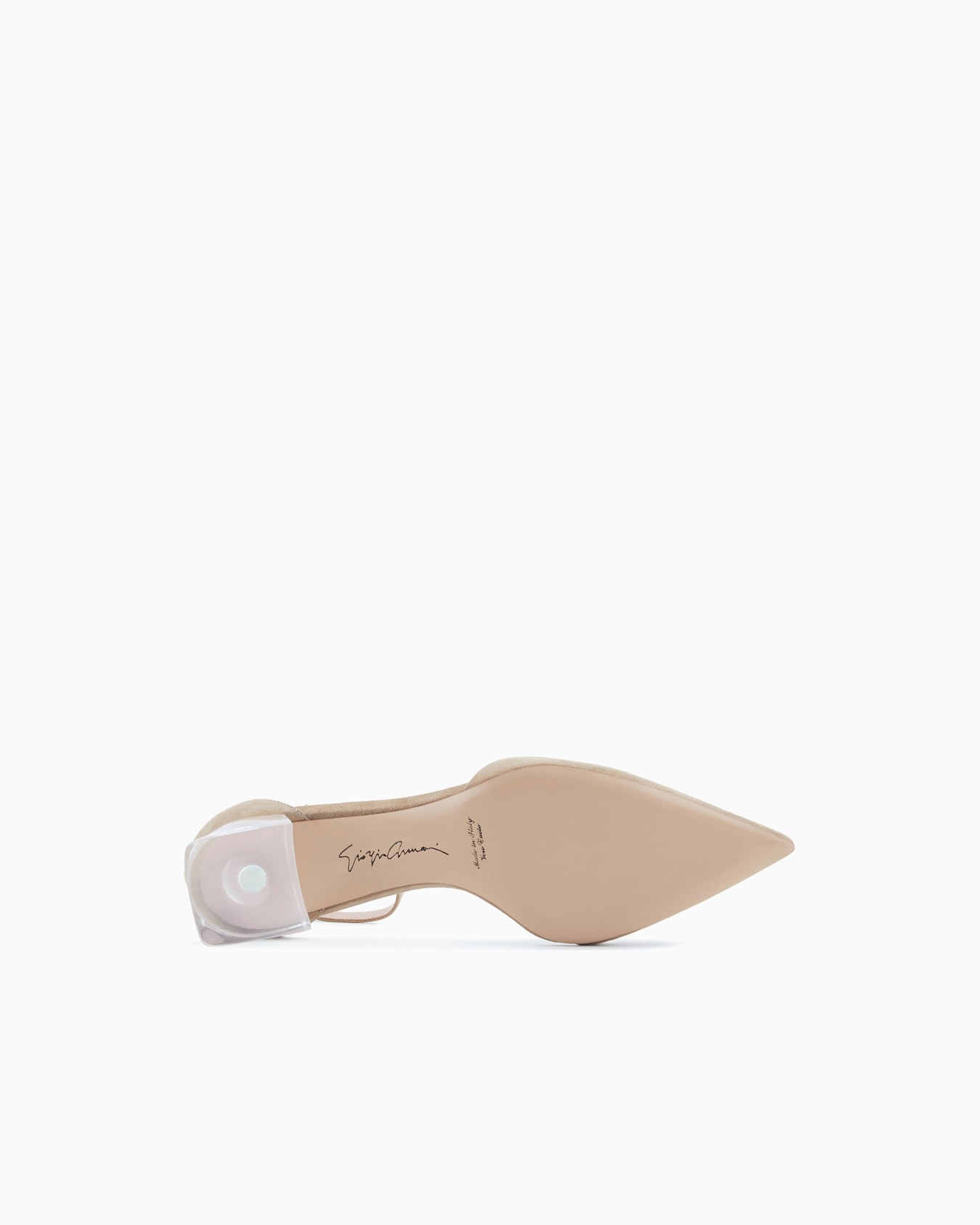 Escarpins d’Orsay en cuir suédé laminé Diapositive 5