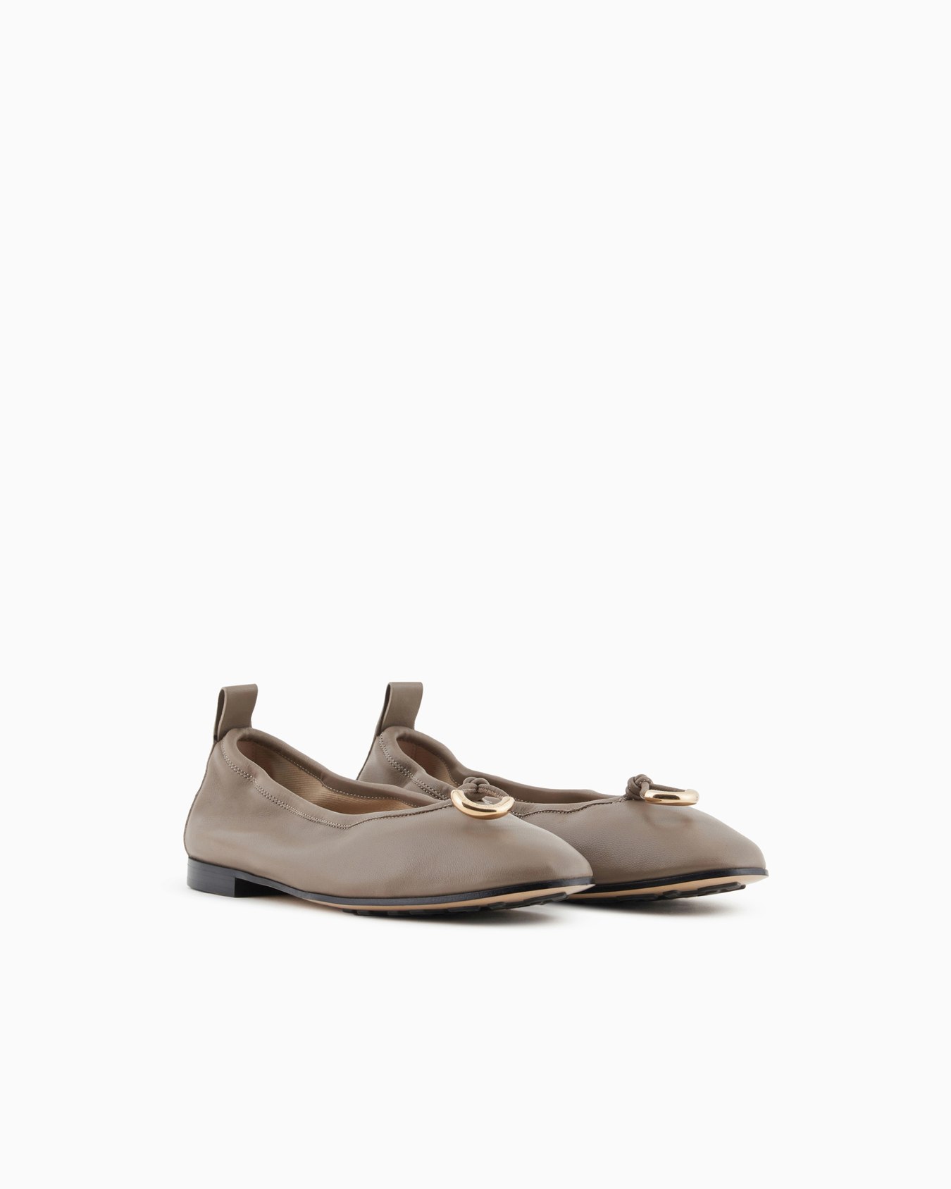 Nappa-leather ballerinas Slide 1