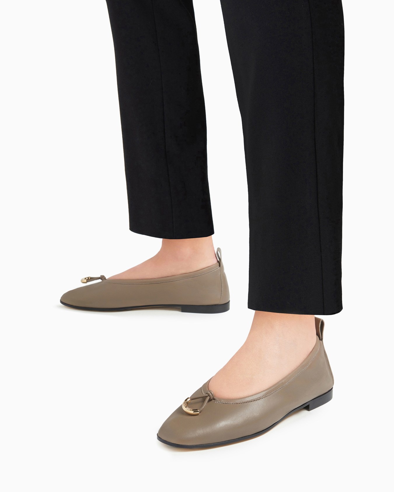 Nappa-leather ballerinas Slide 6
