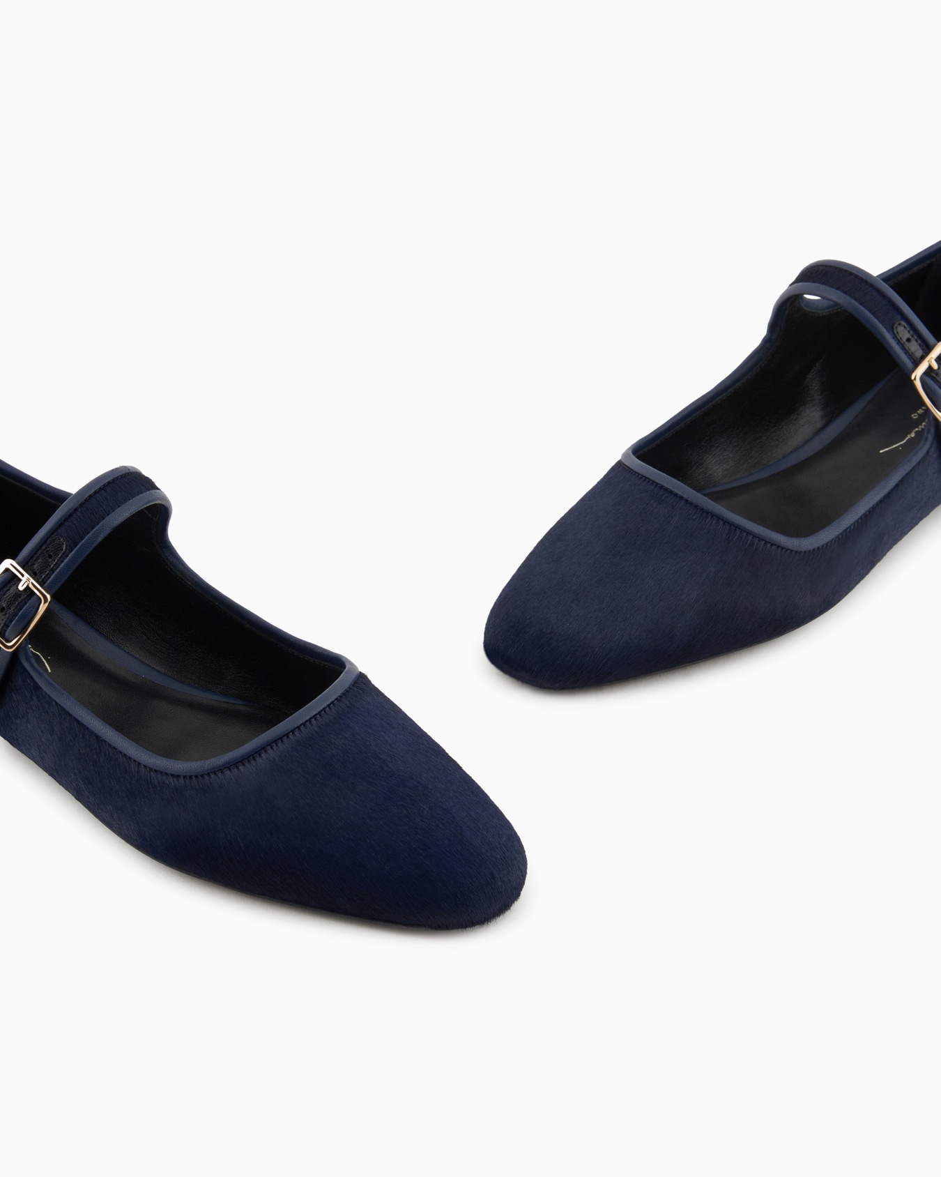 Ballerinas with nappa leather and ponyskin-effect strap Slide 4