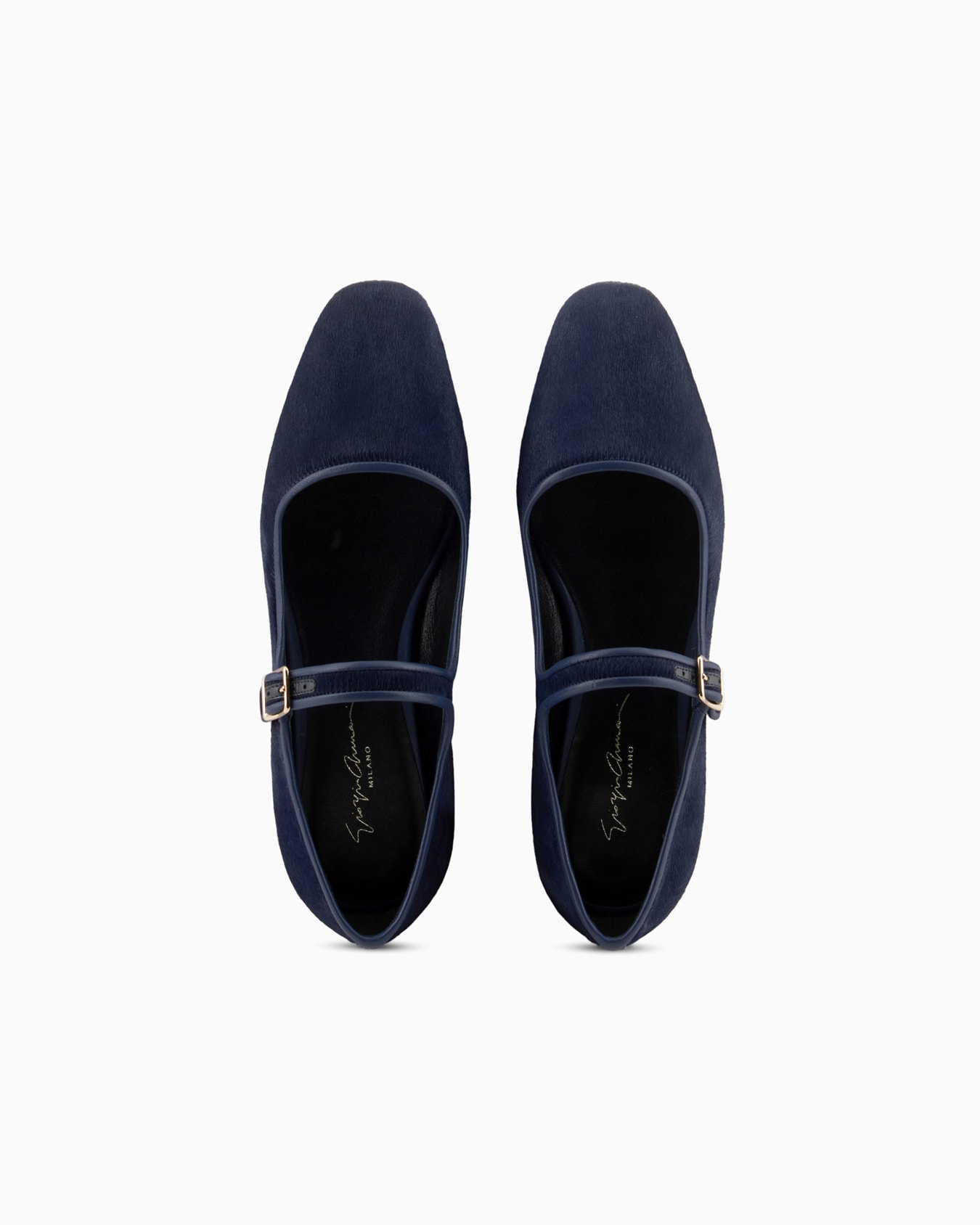 Ballerinas with nappa leather and ponyskin-effect strap Slide 2