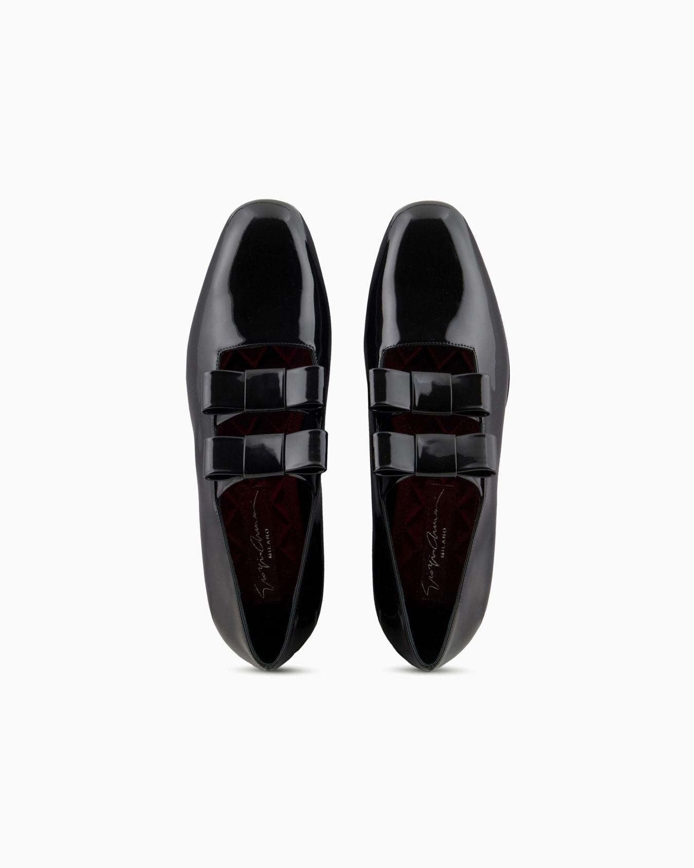 Patent leather ballerinas with bow detail Slide 2