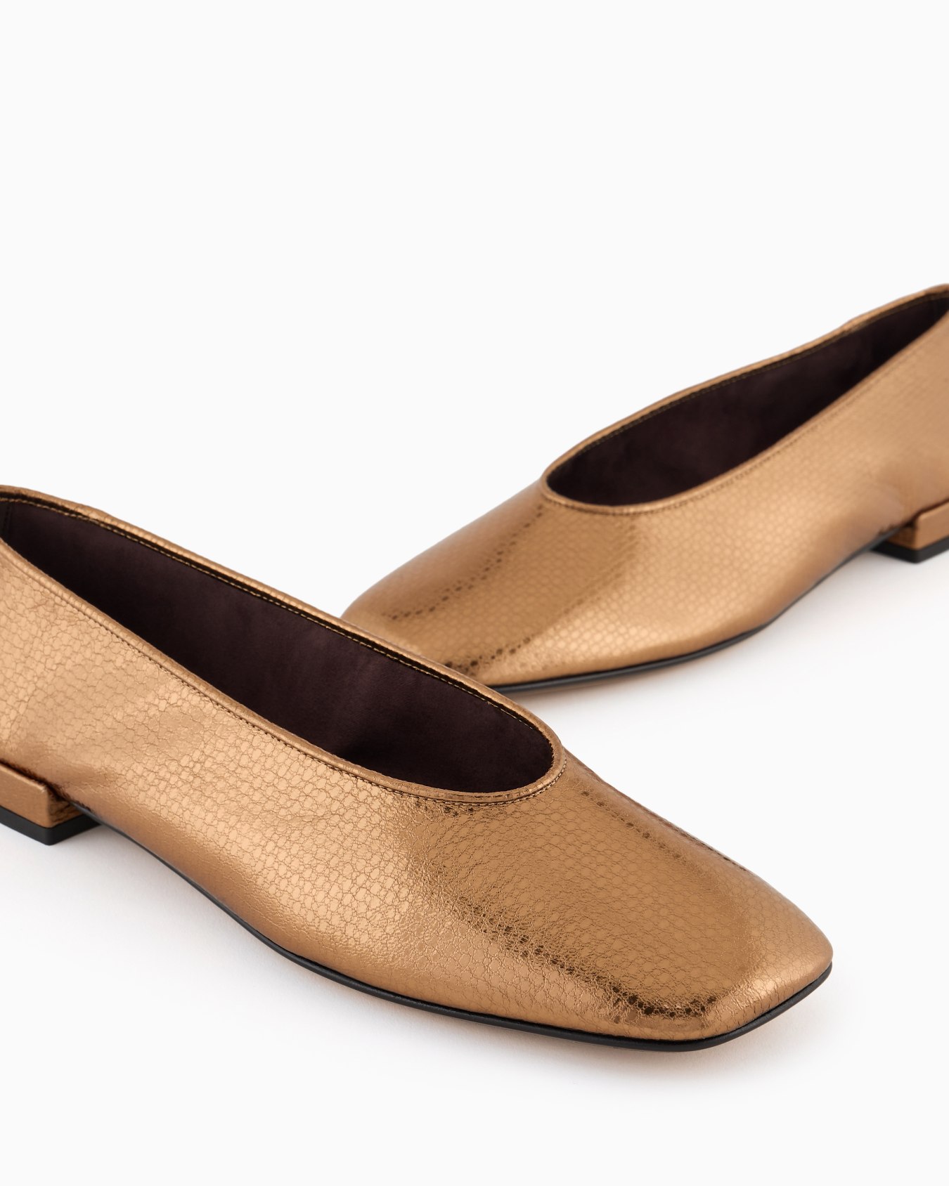 Ballerines en cuir laminé Giorgio Armani x 10 Corso Como Diapositive 4