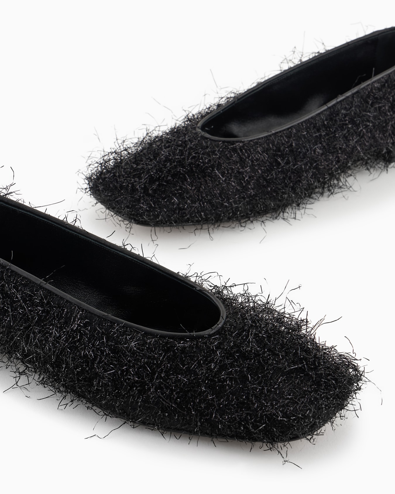 Ballerines en tissu effet fourrure Giorgio Armani x 10 Corso Como Diapositive 4