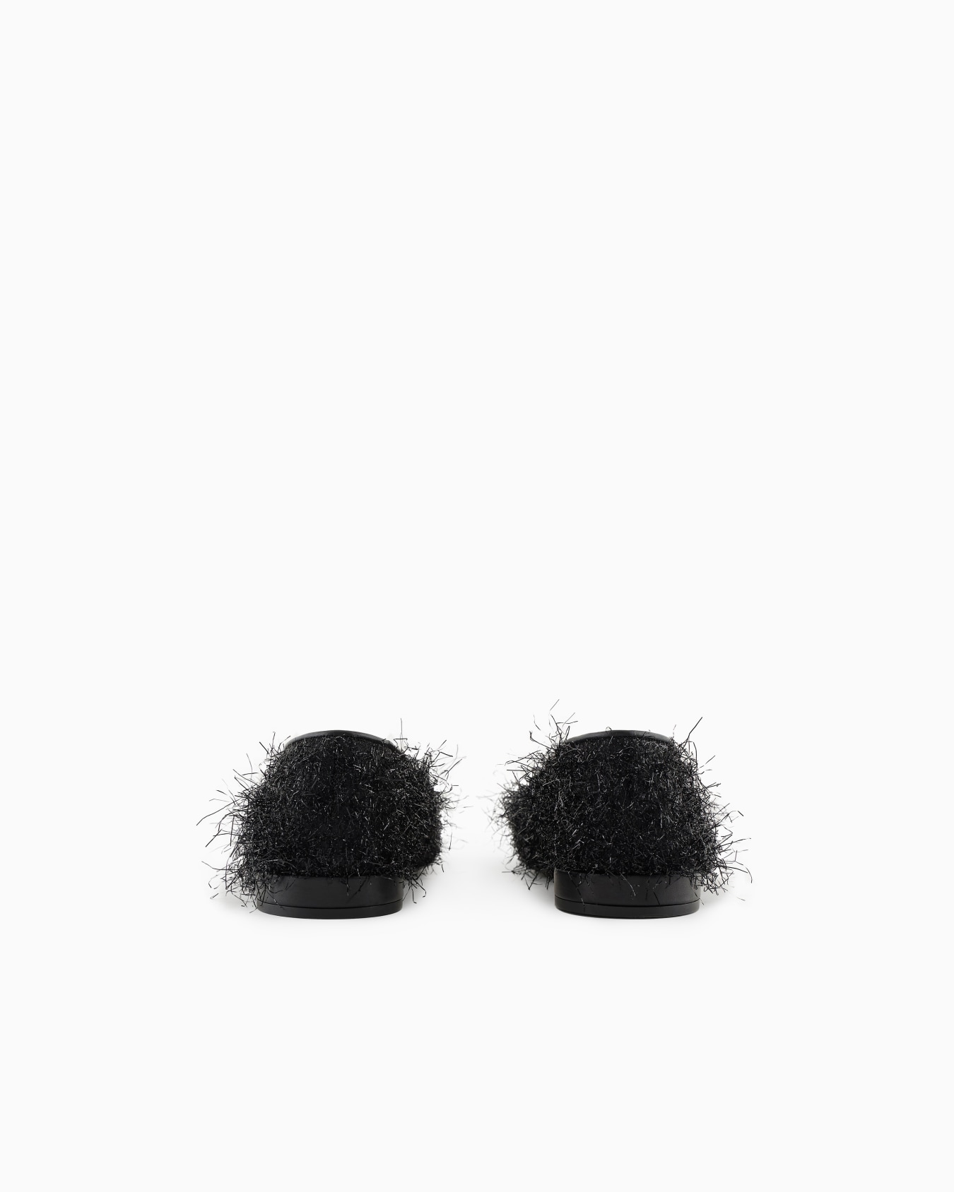 Ballerines en tissu effet fourrure Giorgio Armani x 10 Corso Como Diapositive 3