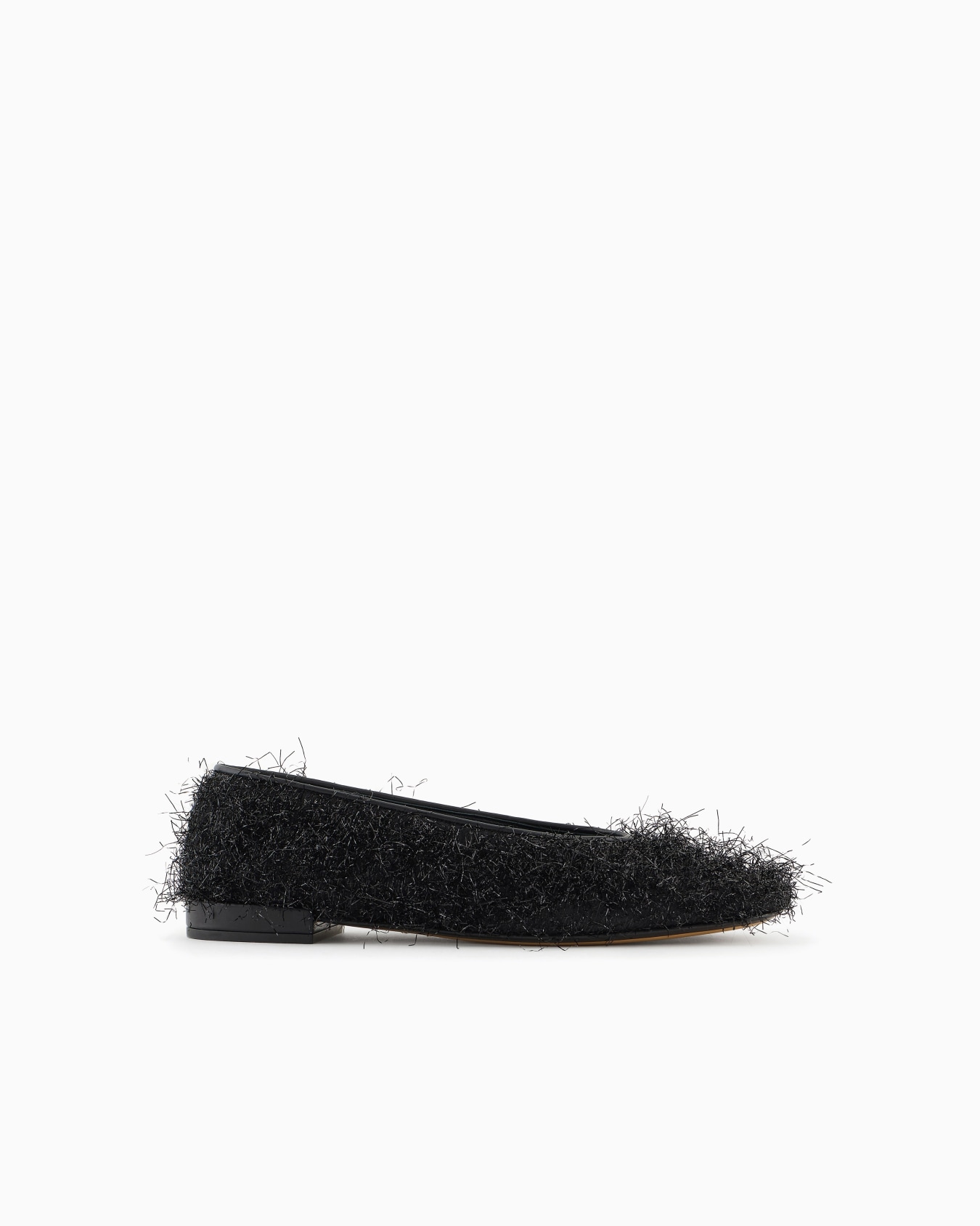 Ballerines en tissu effet fourrure Giorgio Armani x 10 Corso Como Diapositive 0