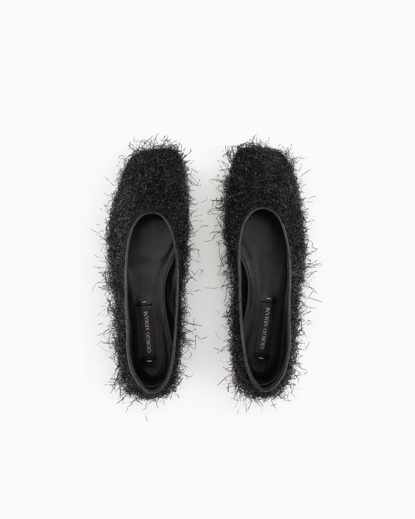Ballerines en tissu effet fourrure Giorgio Armani x 10 Corso Como Diapositive 2