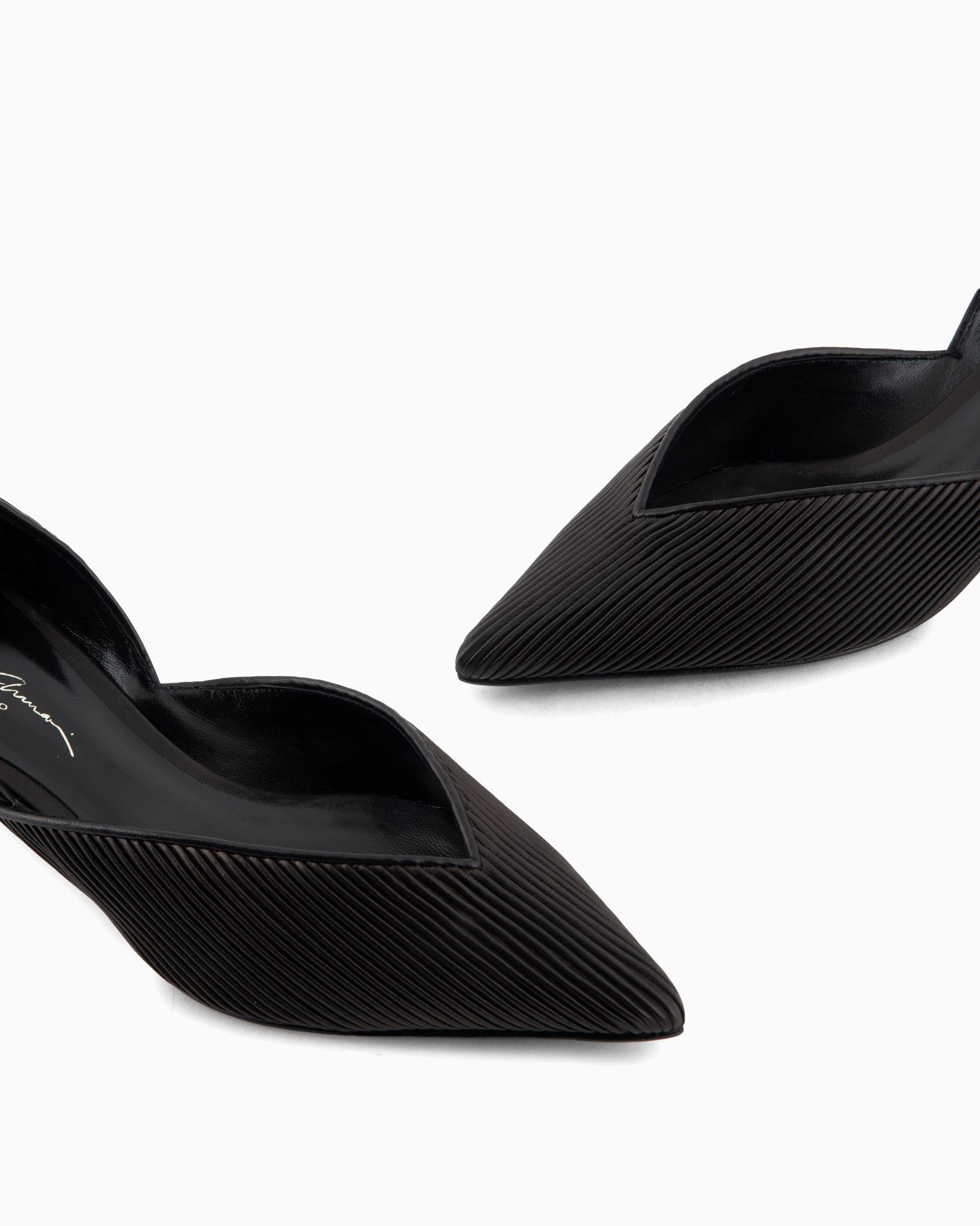 Zapato de salón de napa plisada Diapositiva 4