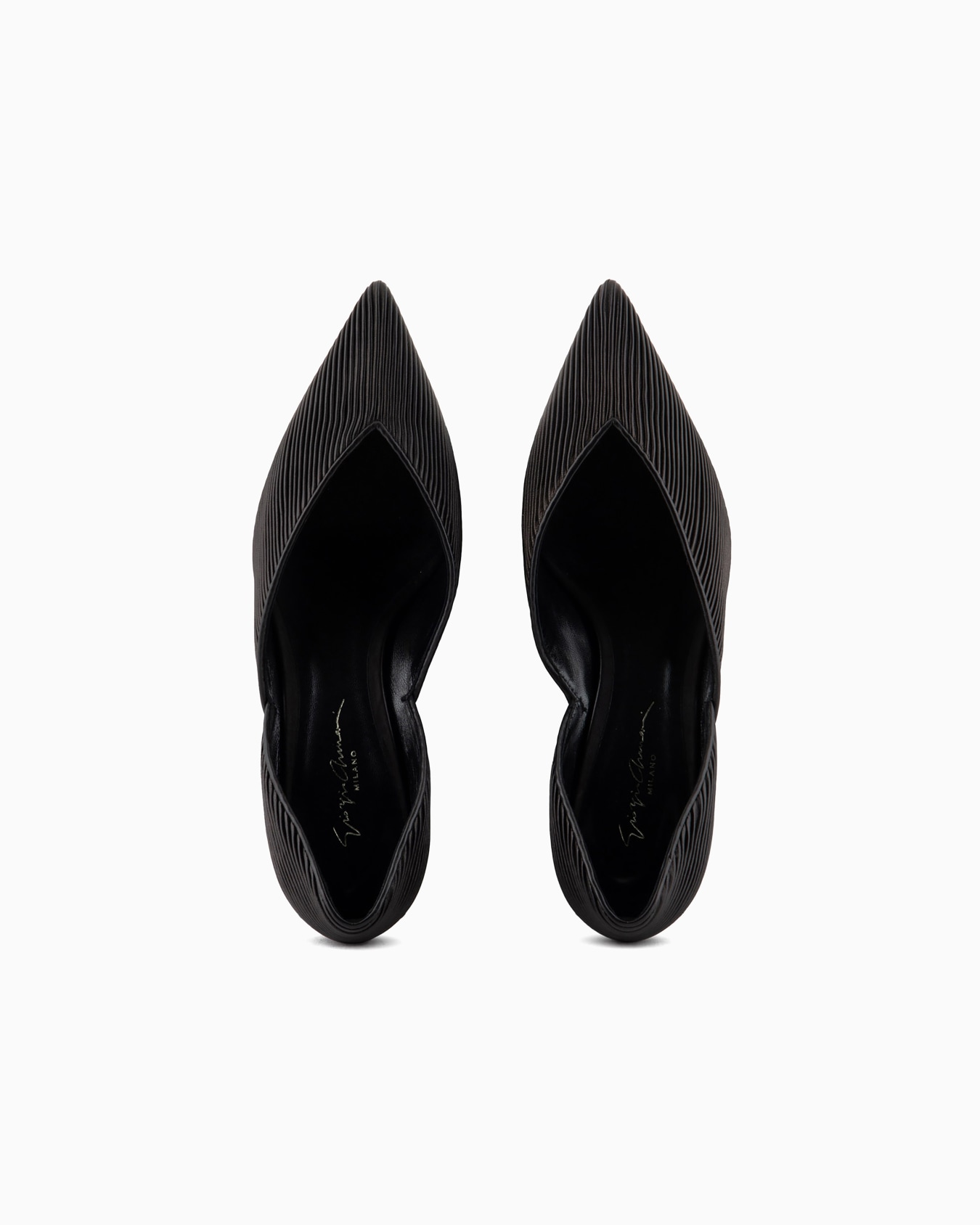 Zapato de salón de napa plisada Diapositiva 2