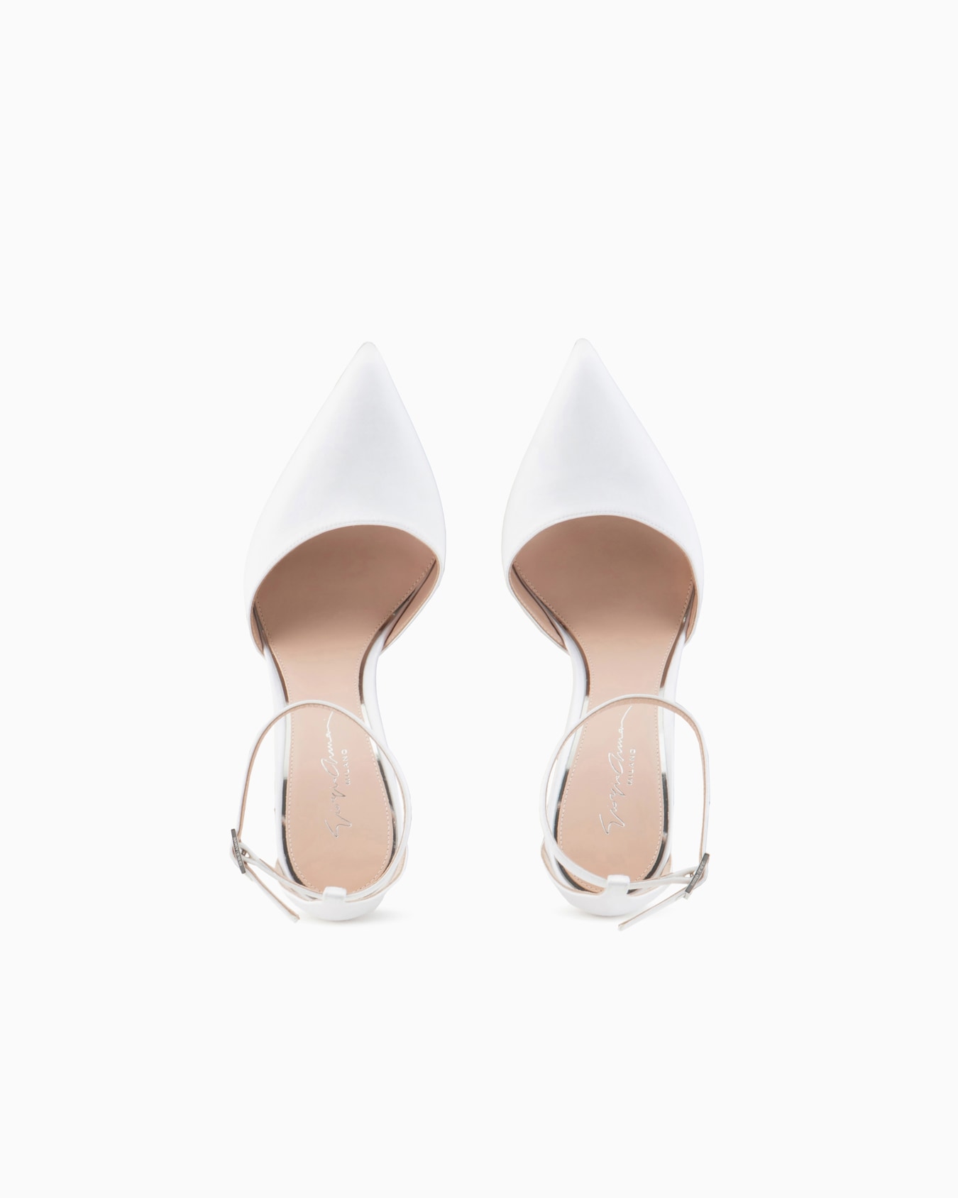 Satin d’Orsay court shoes Slide 2