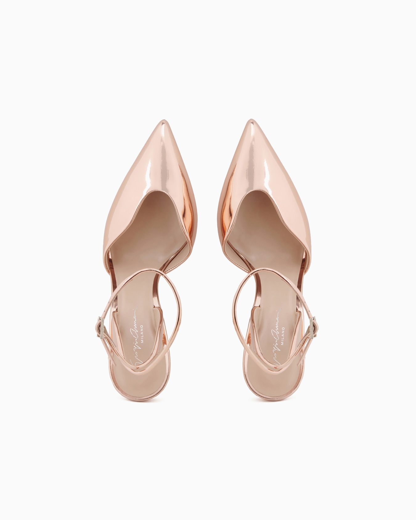Pumps aus laminiertem Leder Folie 2