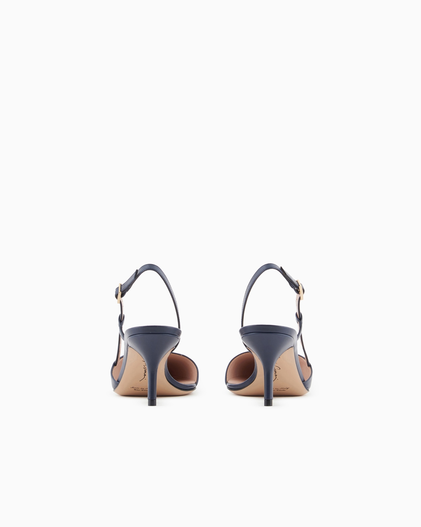 Leather slingbacks Slide 3
