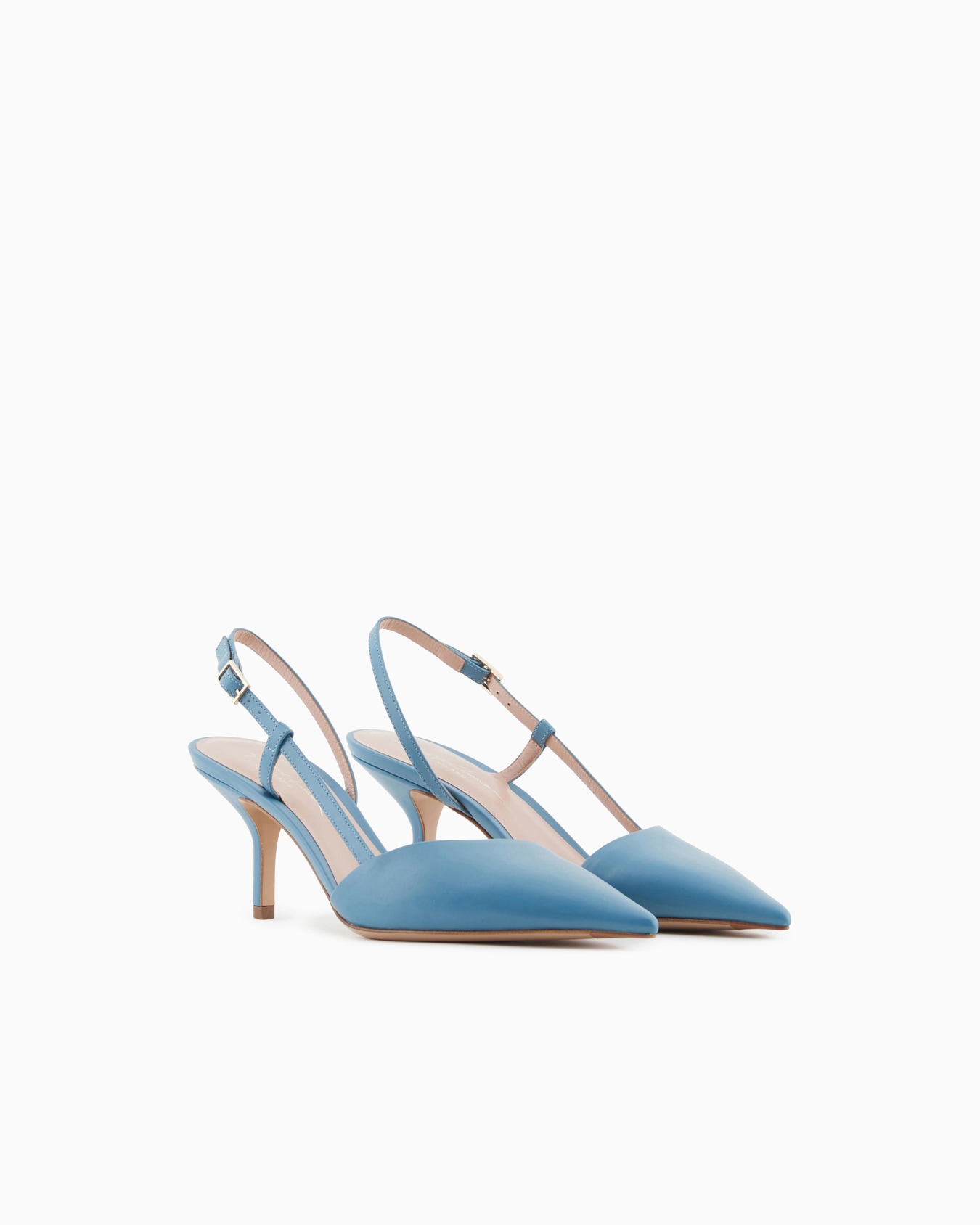 Zapato destalonado de piel Diapositiva 1