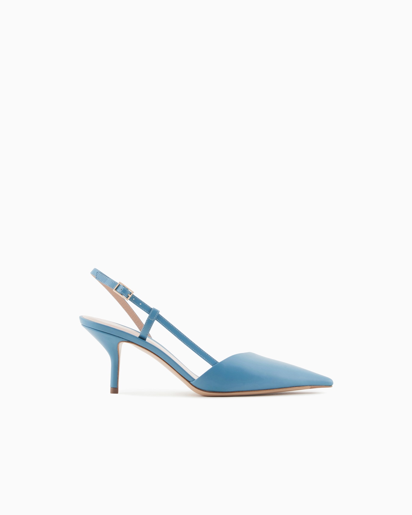 Leather slingbacks Slide 0