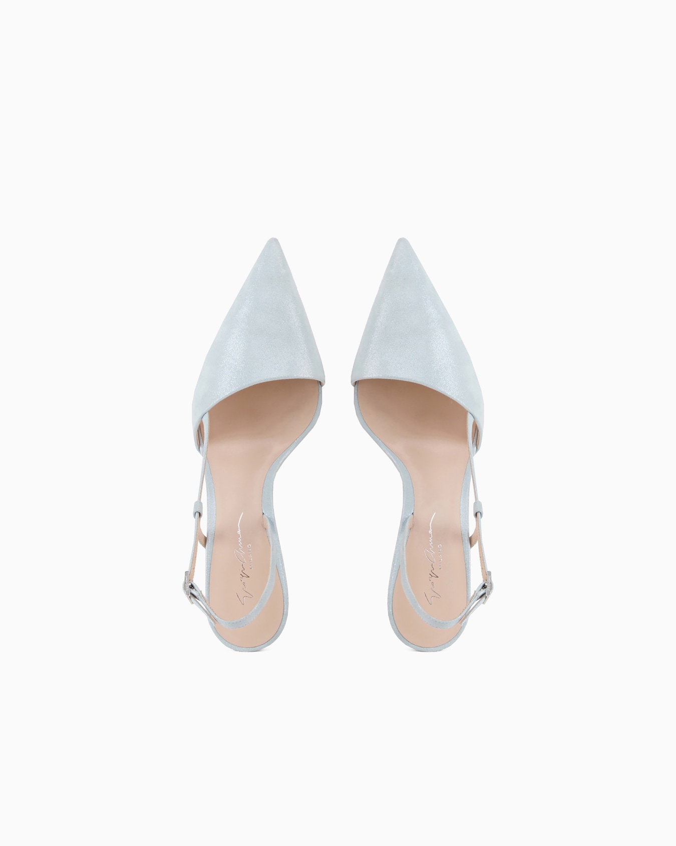 Laminated suede slingbacks Slide 2