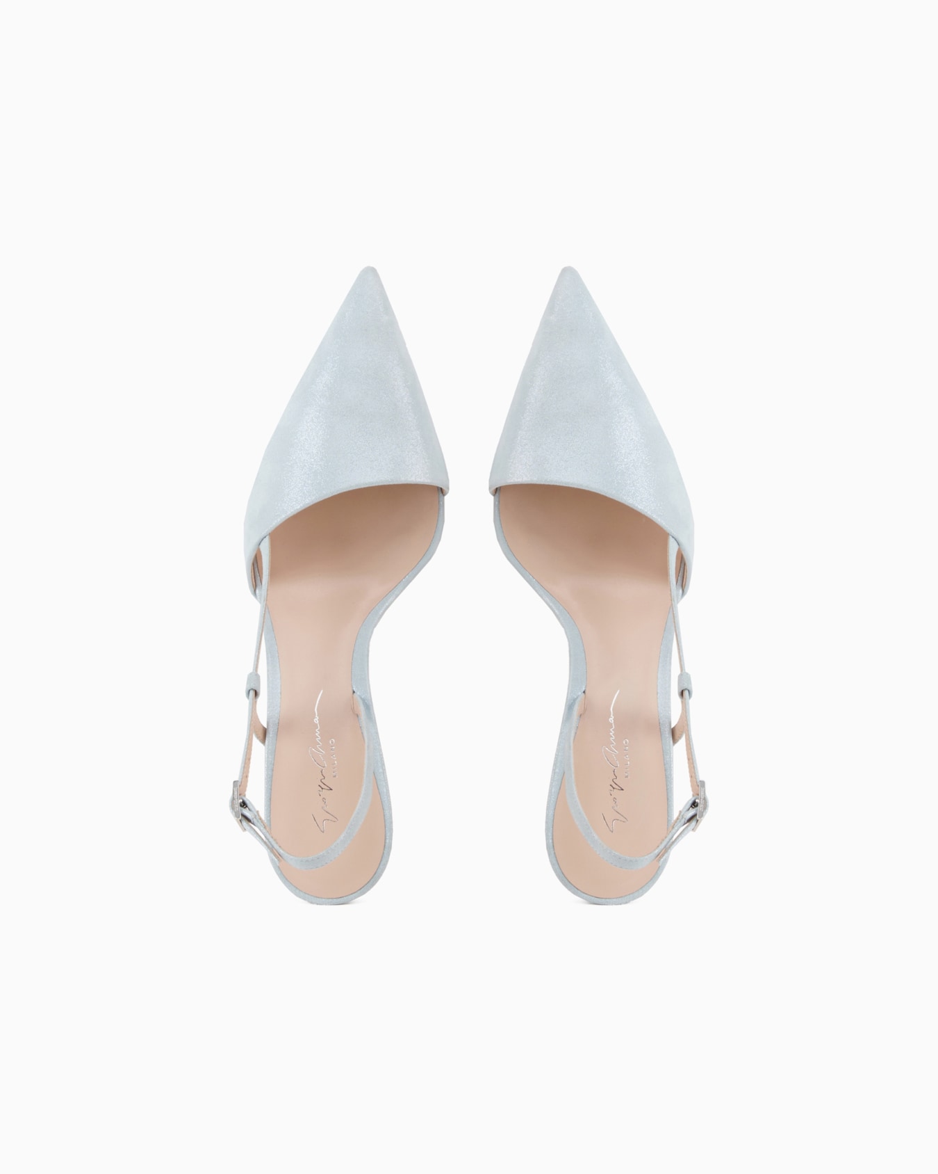 Laminated suede slingbacks Slide 2