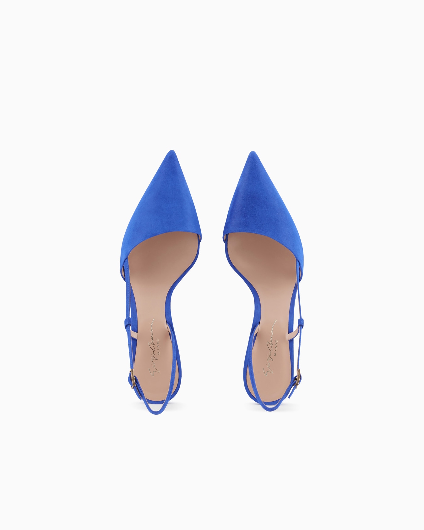 Laminated suede slingbacks Slide 2