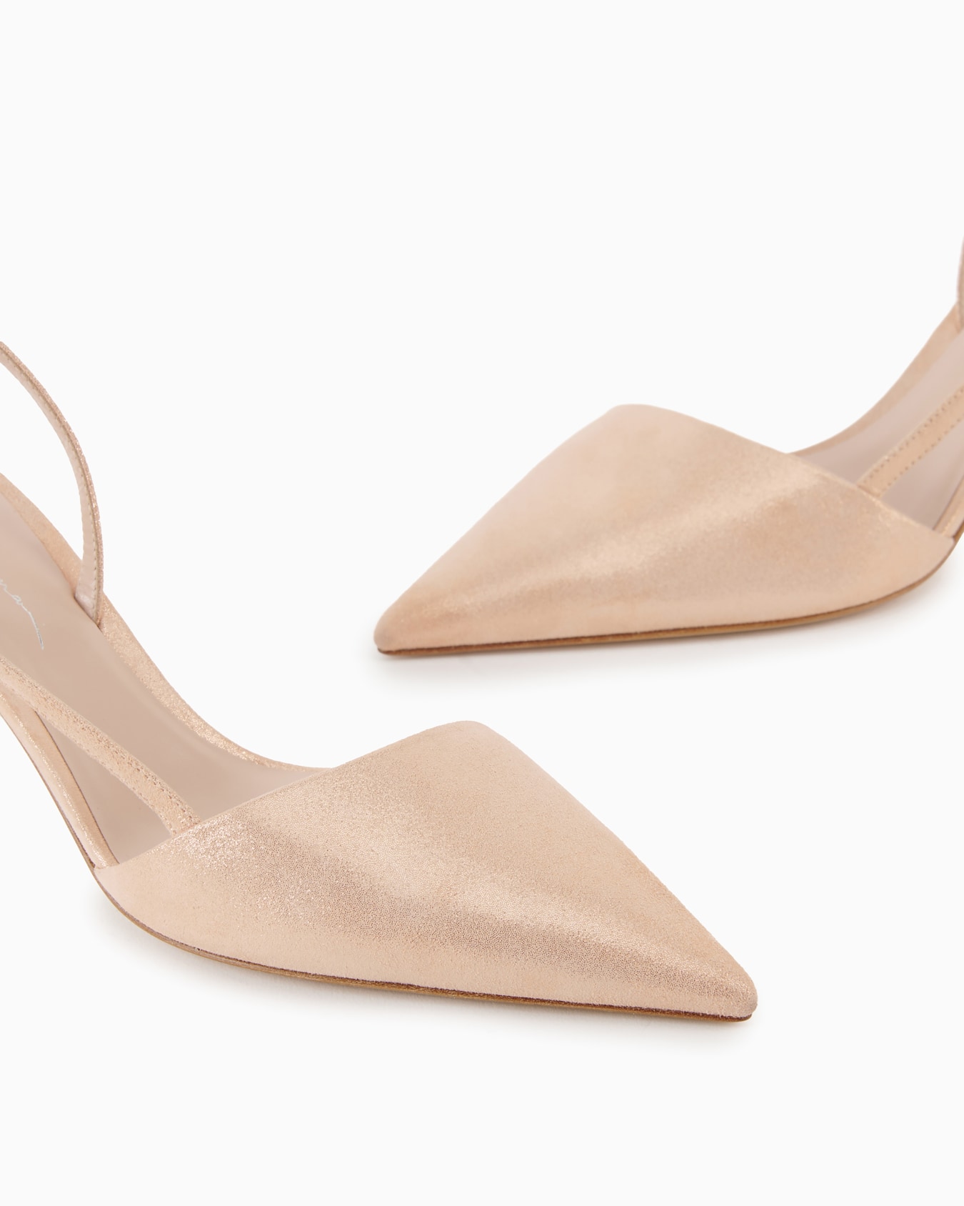 Laminated suede slingbacks Slide 4