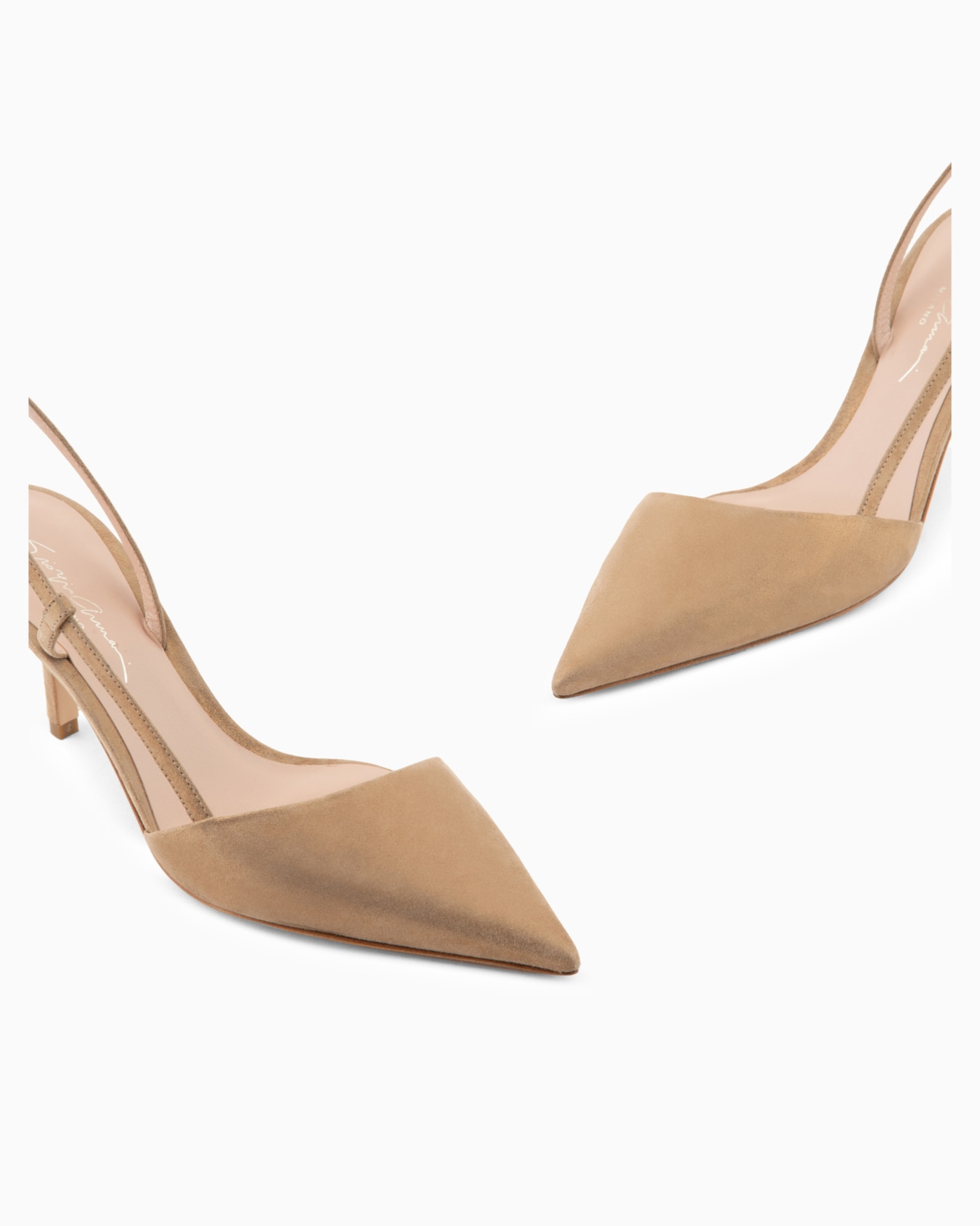 Laminated suede slingbacks Slide 4