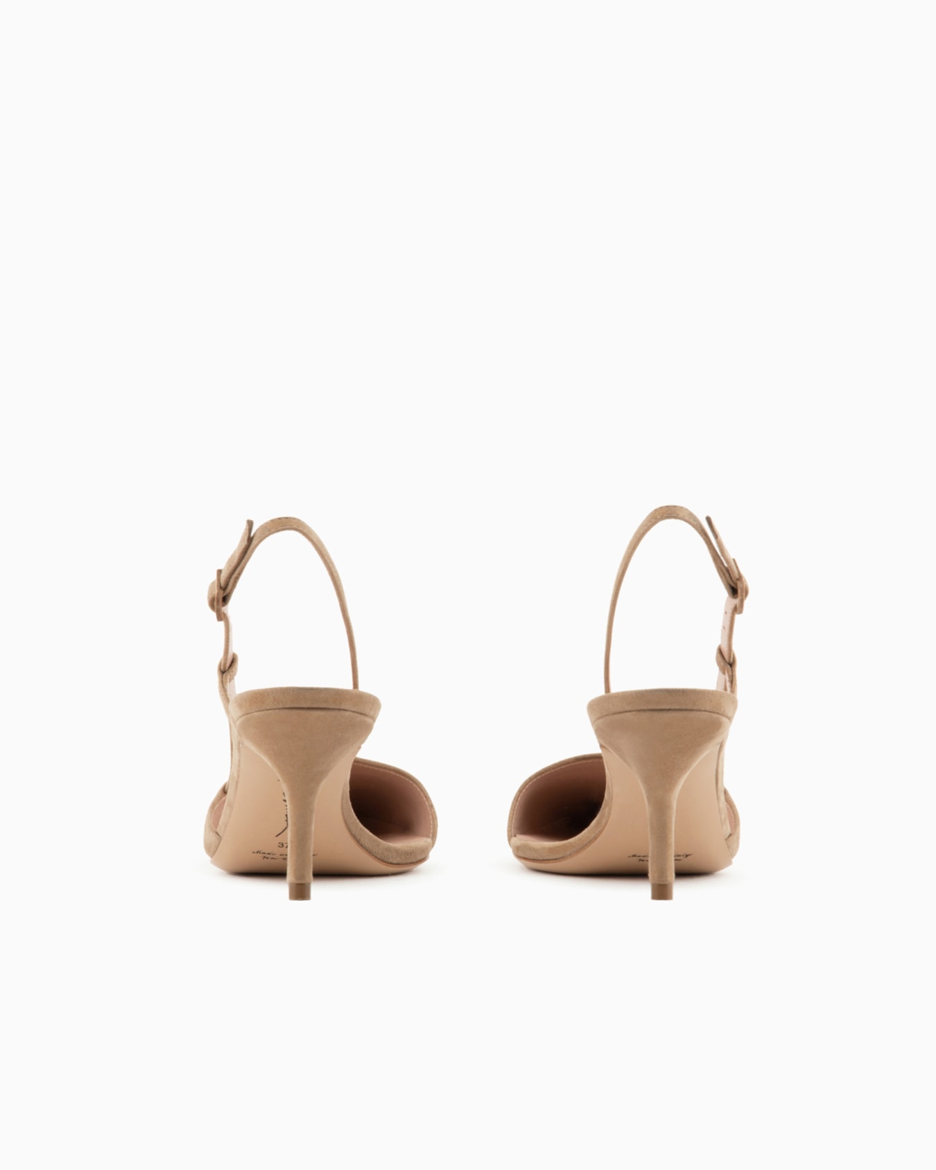 Laminated suede slingbacks Slide 3