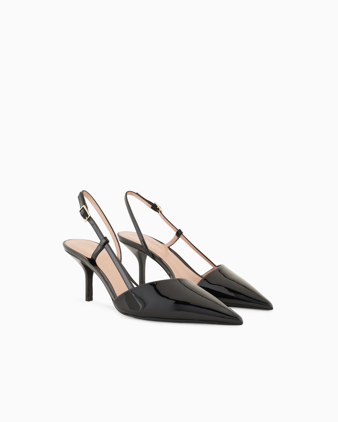 Zapato destalonado de piel Diapositiva 1