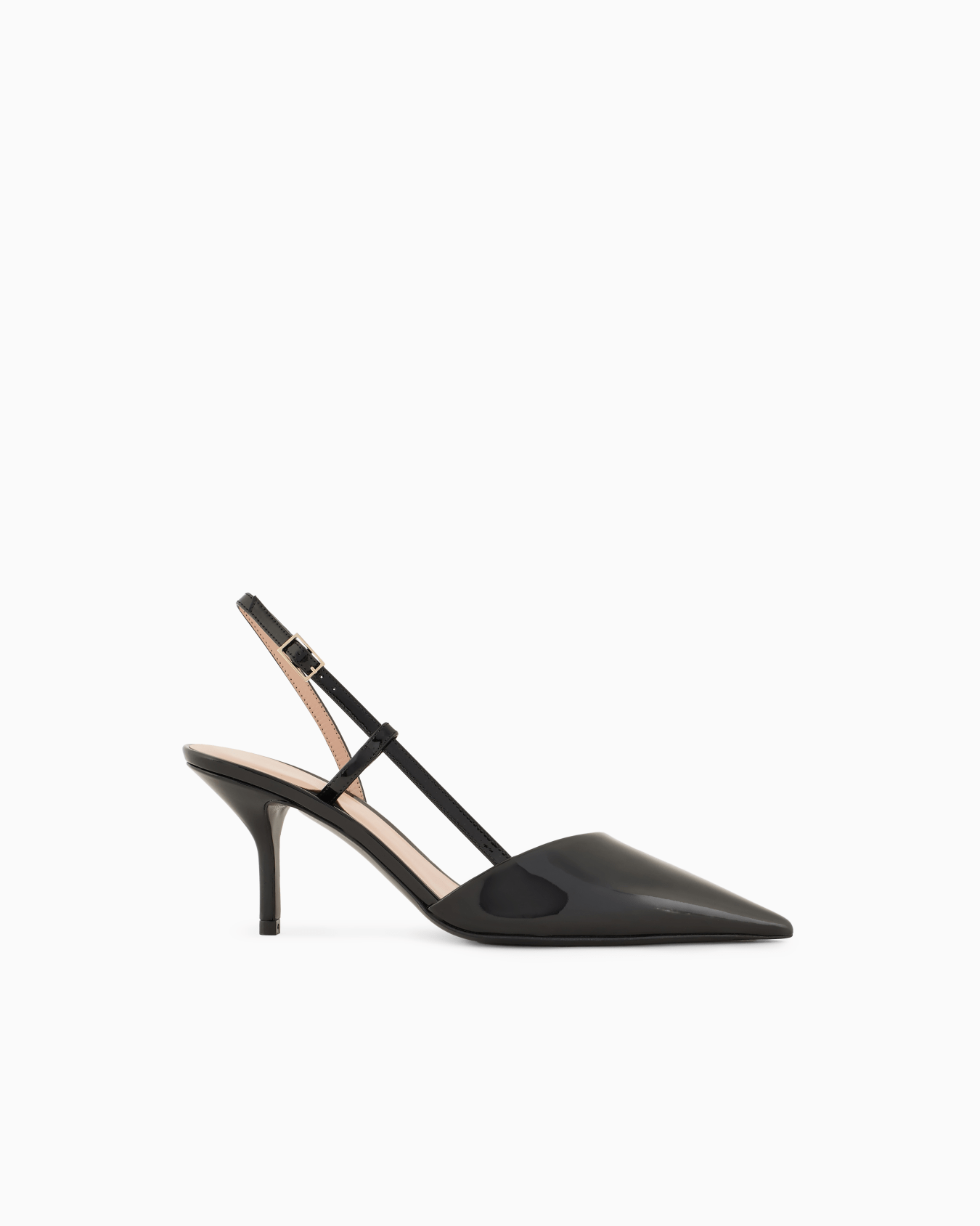 Zapato destalonado de piel Diapositiva 0