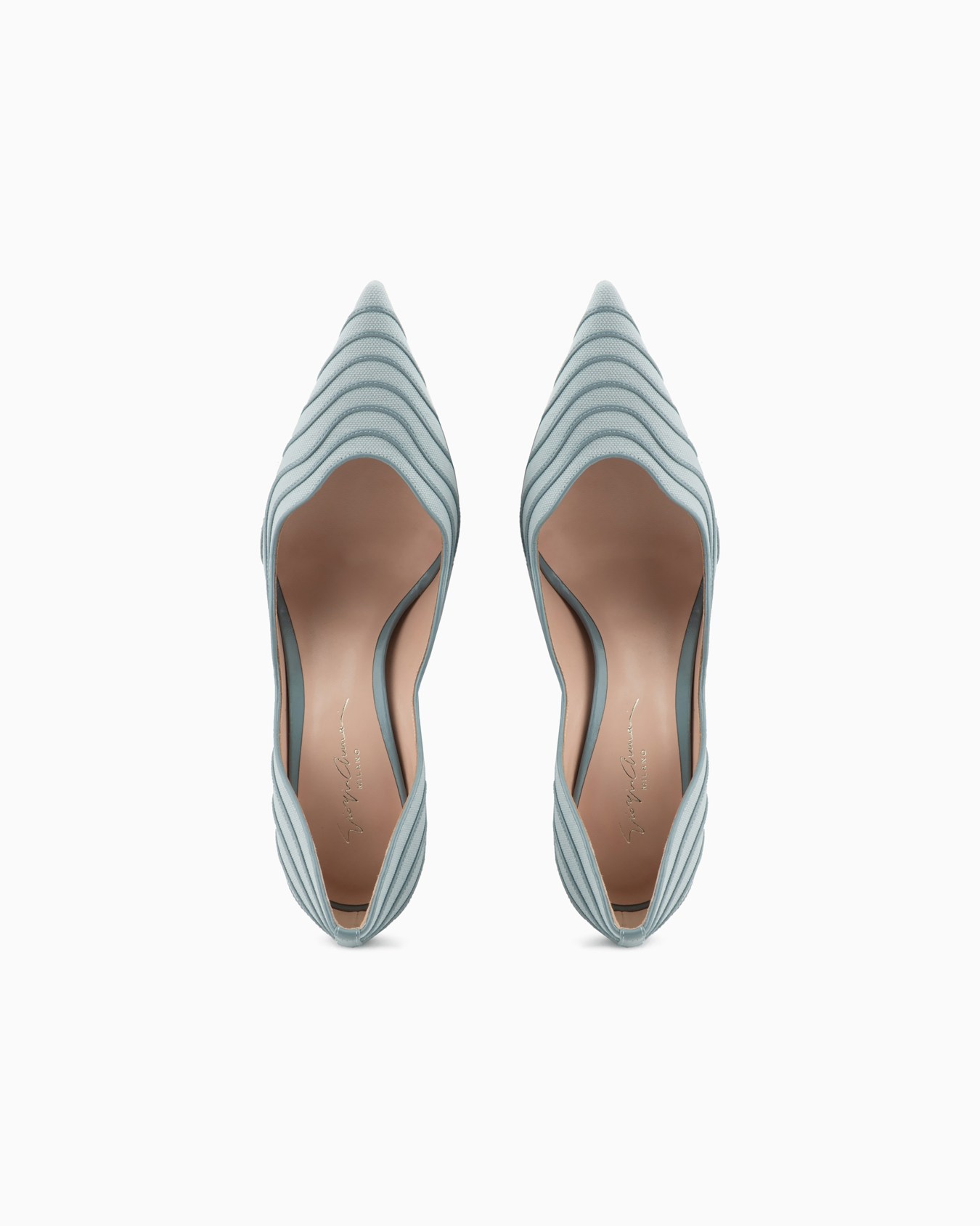 Escarpins en toile et cuir Diapositive 2