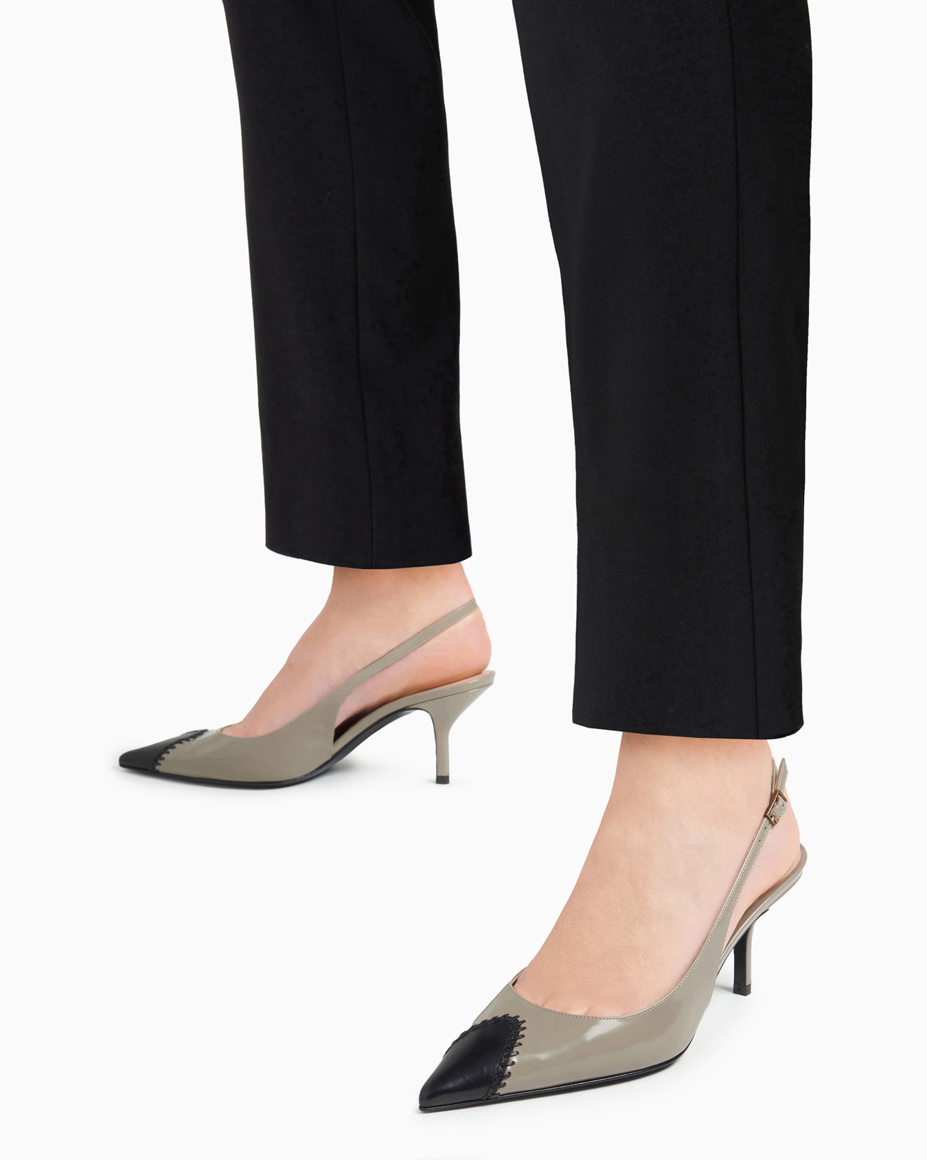 Leather slingbacks Slide 4