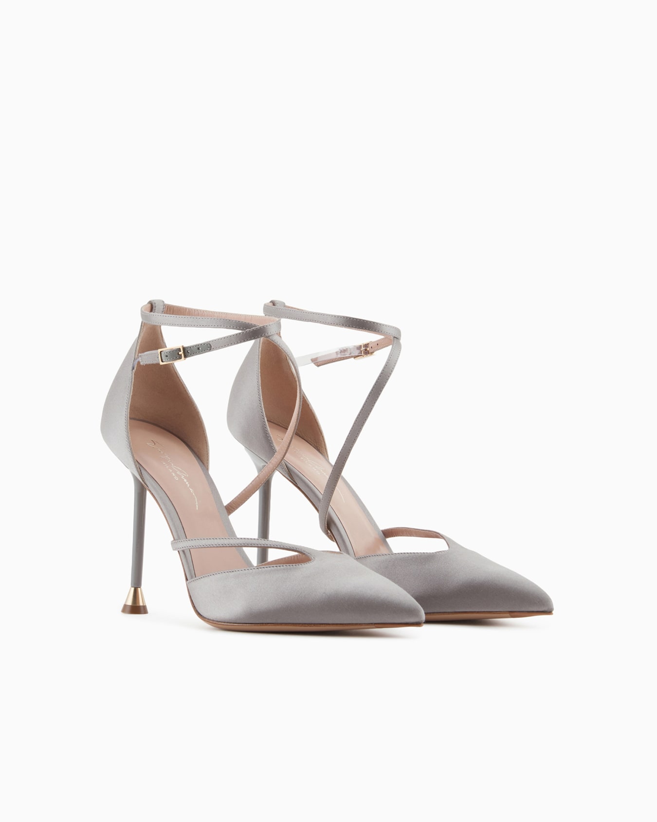 Escarpins Transparents à Brides Argenté Taille 38 - Occasion, Matière Plastique, Style Ouvert, Pour Soirée Ou événement