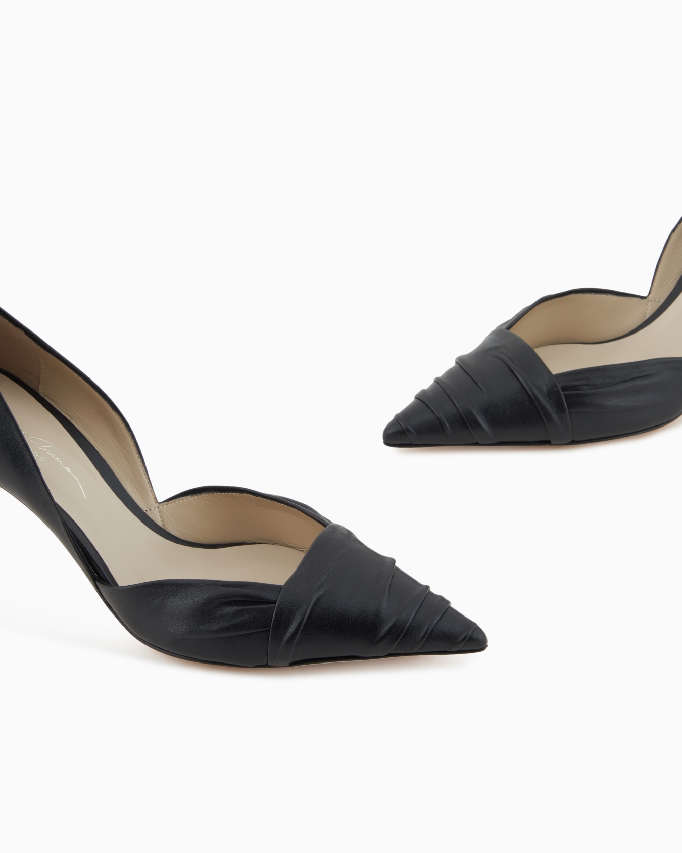 Nappa leather court shoes Slide 4