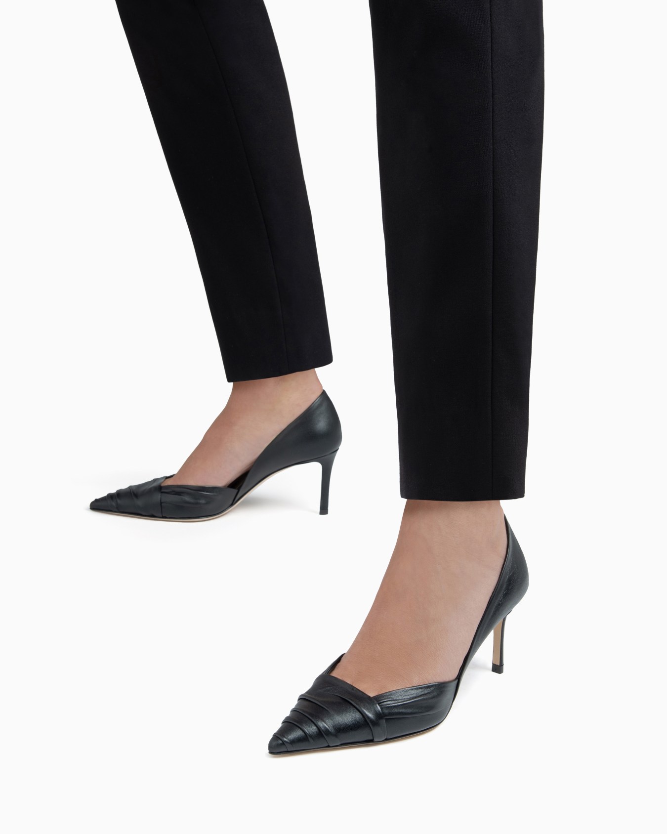 Nappa leather court shoes Slide 5